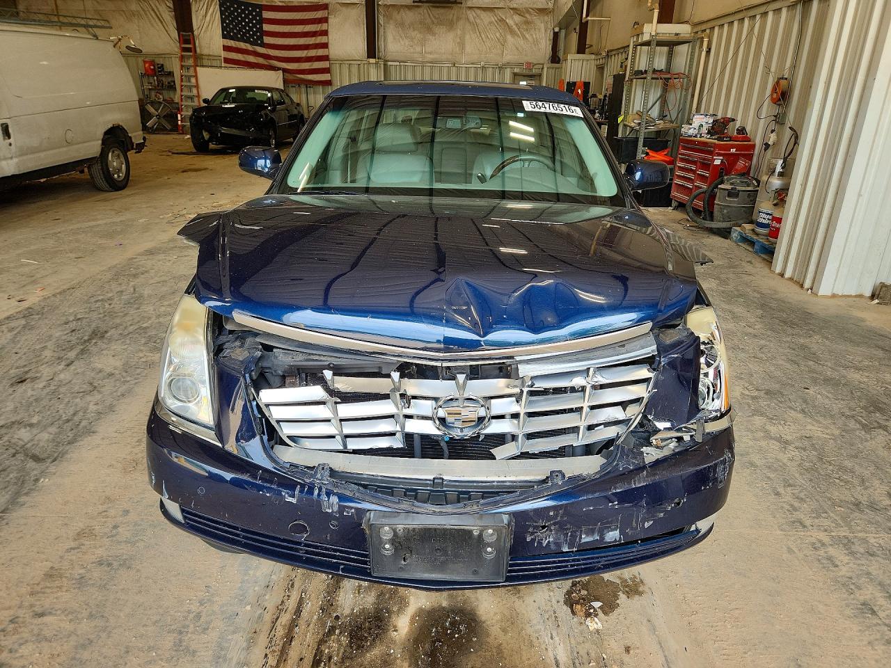 2007 Cadillac Dts Blue vin: 1G6KD57Y27U159341