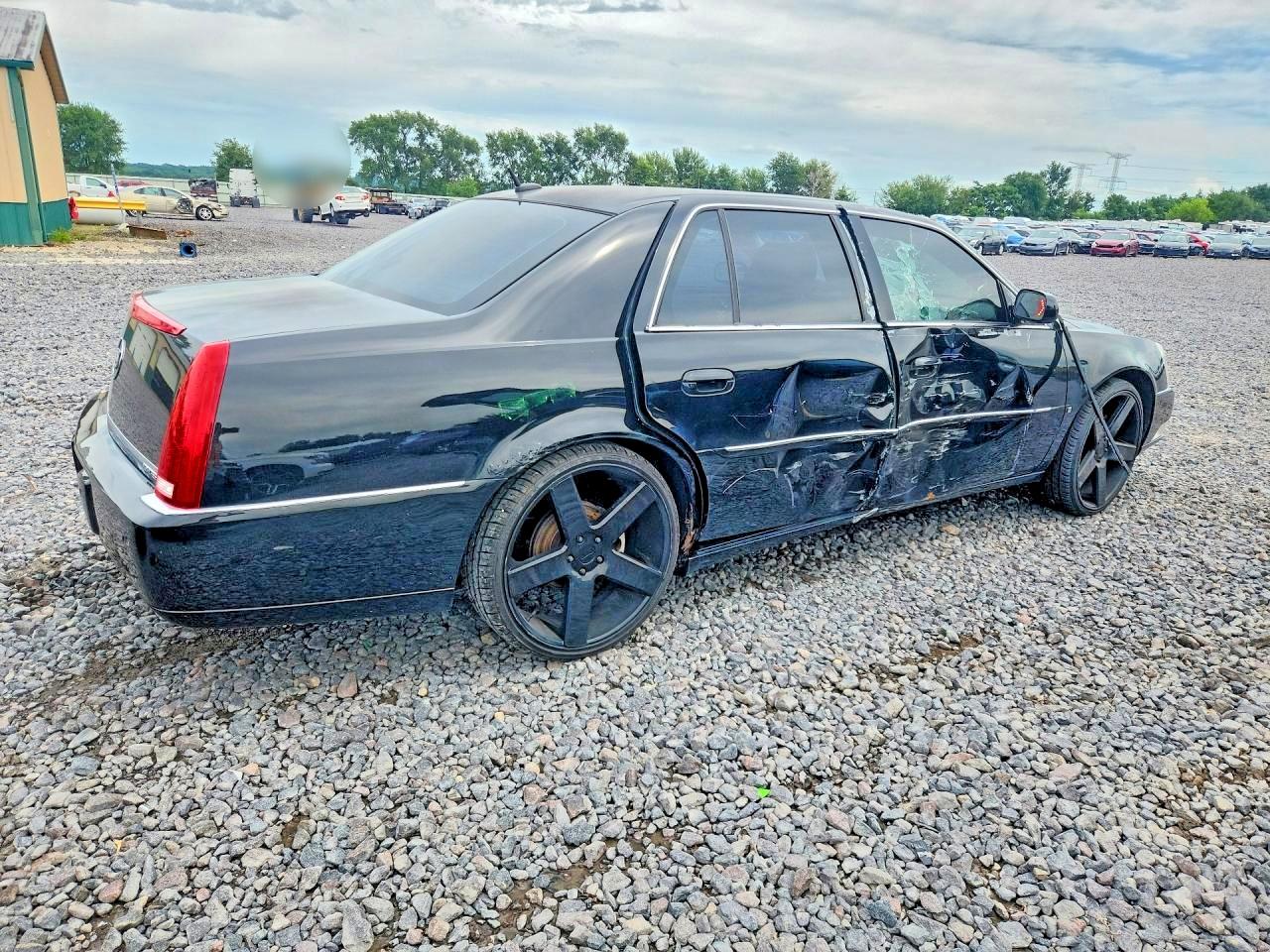 2007 Cadillac Dts Black vin: 1G6KD57Y37U225850