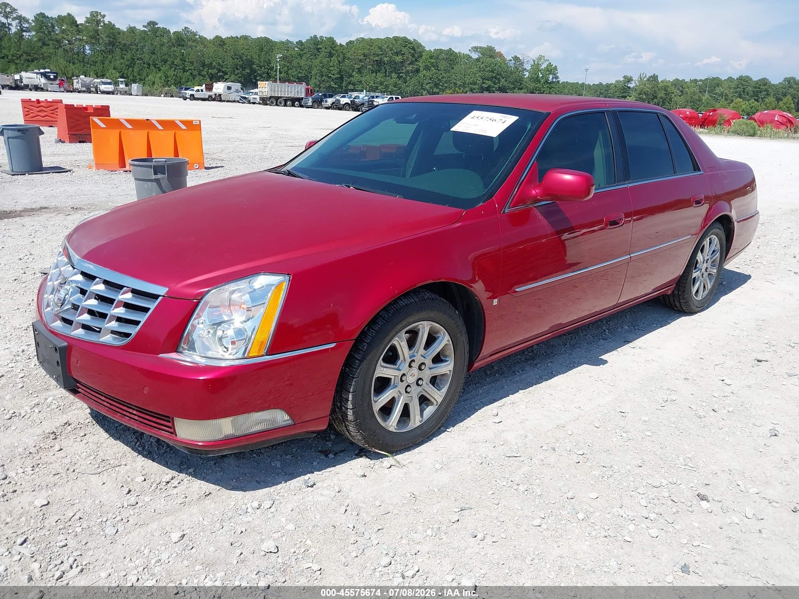 2008 Cadillac Dts 1sb Красный vin: 1G6KD57Y38U190048