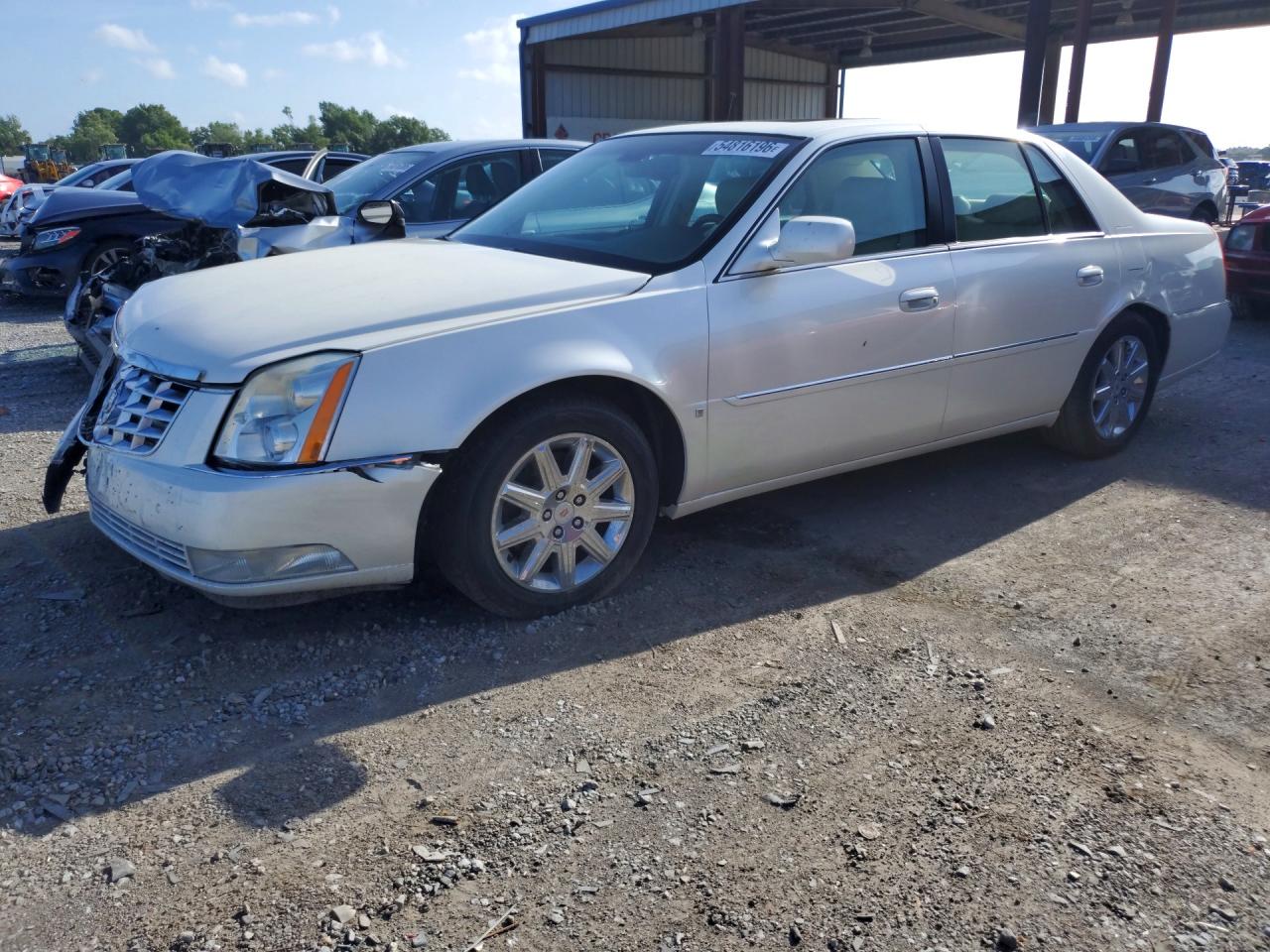 2009 Cadillac Dts Белый vin: 1G6KD57Y39U109101