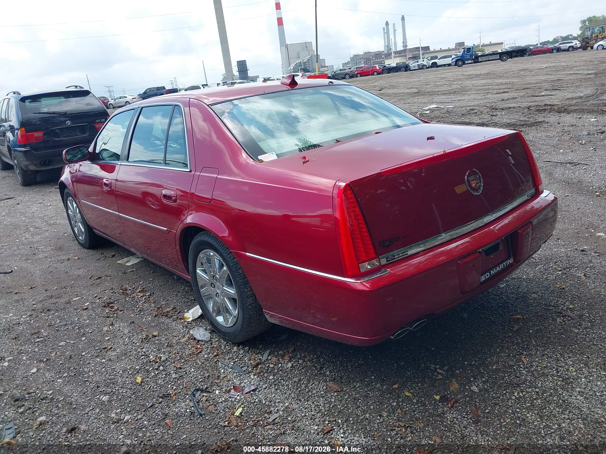 2009 Cadillac Dts 1sd Red vin: 1G6KD57Y39U136296