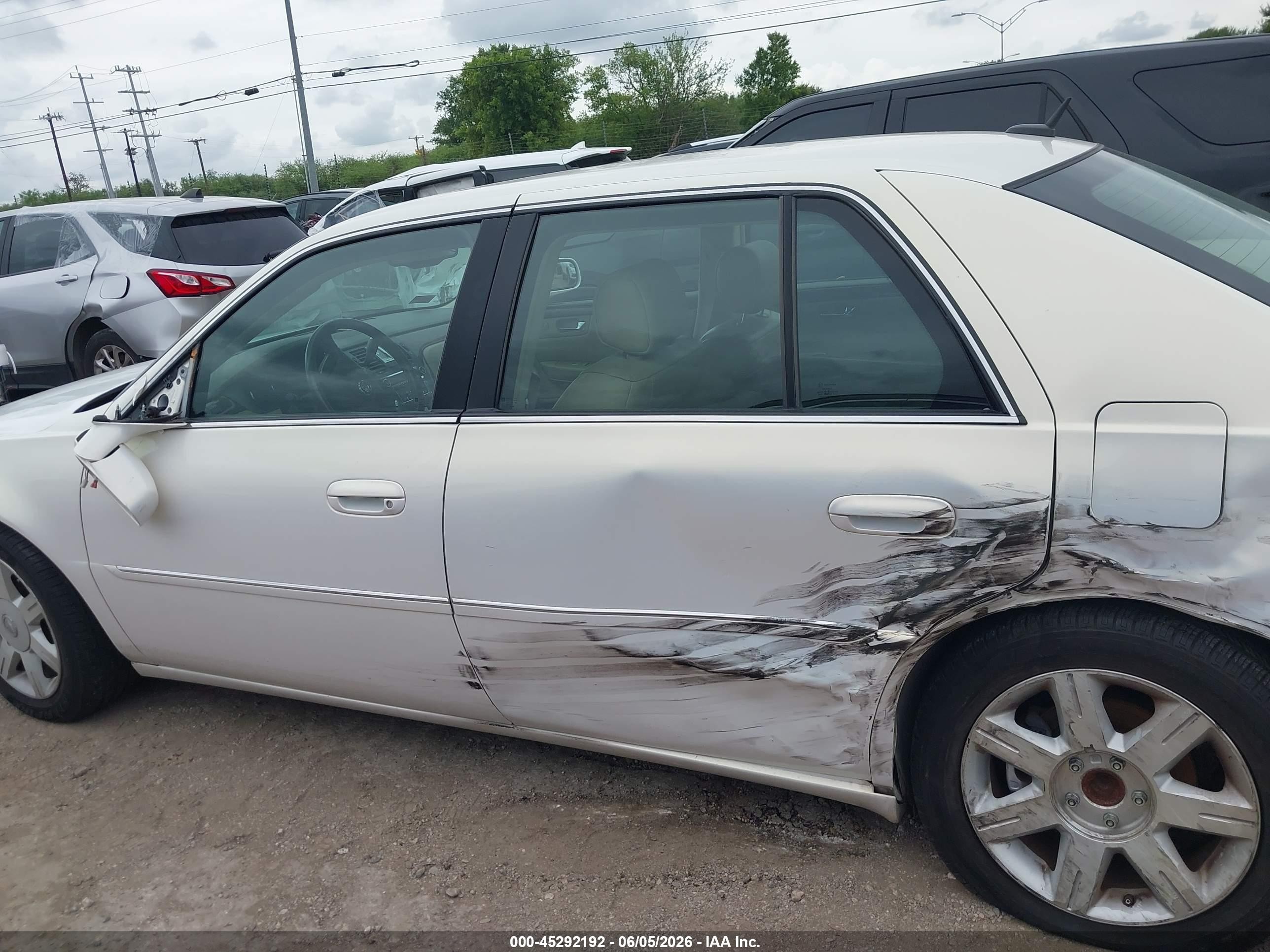 2006 Cadillac Dts Standard White vin: 1G6KD57Y46U107563