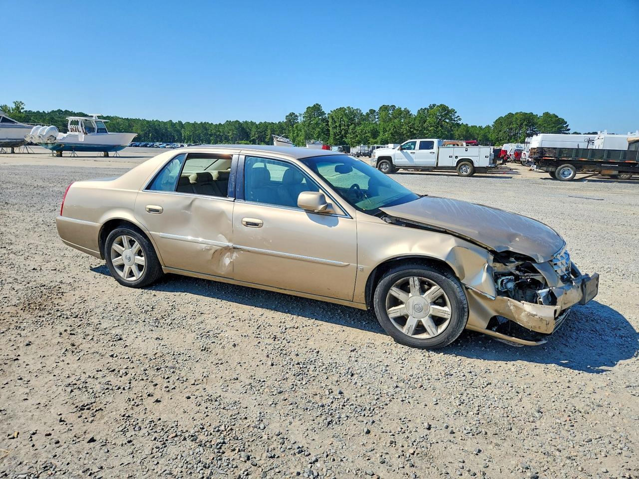 2006 Cadillac Dts Желто-коричневый vin: 1G6KD57Y46U156701