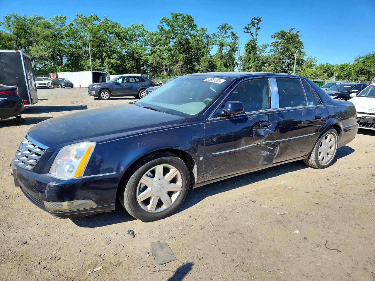 2006 Cadillac Dts Blue vin: 1G6KD57Y46U217075