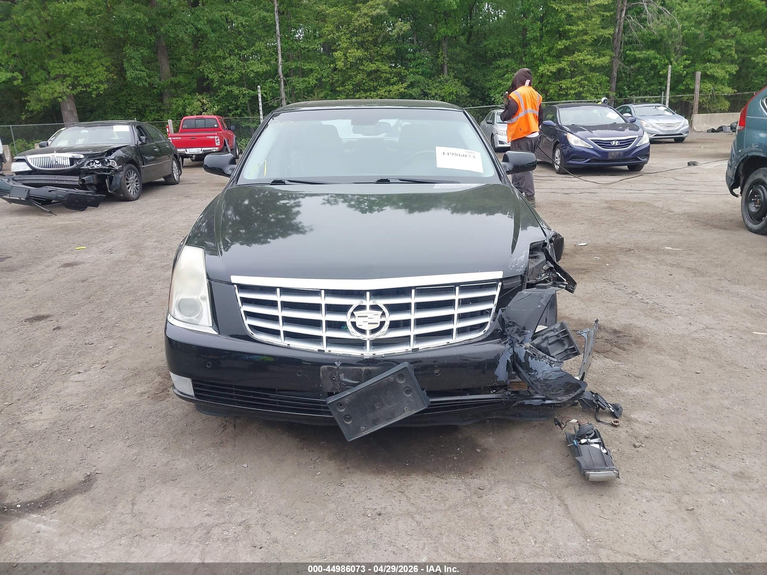 2007 Cadillac Dts Luxury Ii Black vin: 1G6KD57Y47U138815