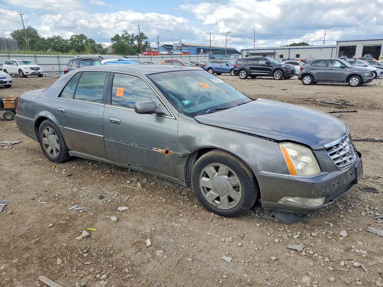 2007 Cadillac Dts Gray vin: 1G6KD57Y47U182247