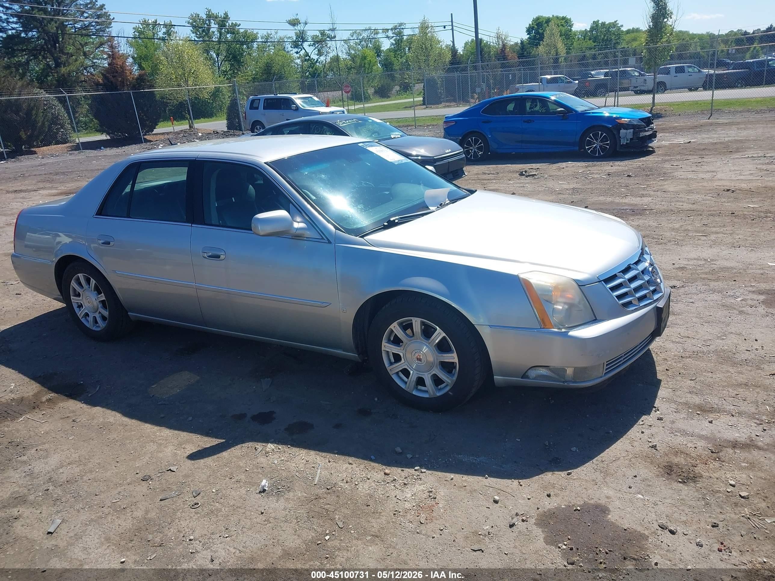 2008 Cadillac Dts 1sa Silver vin: 1G6KD57Y48U140906