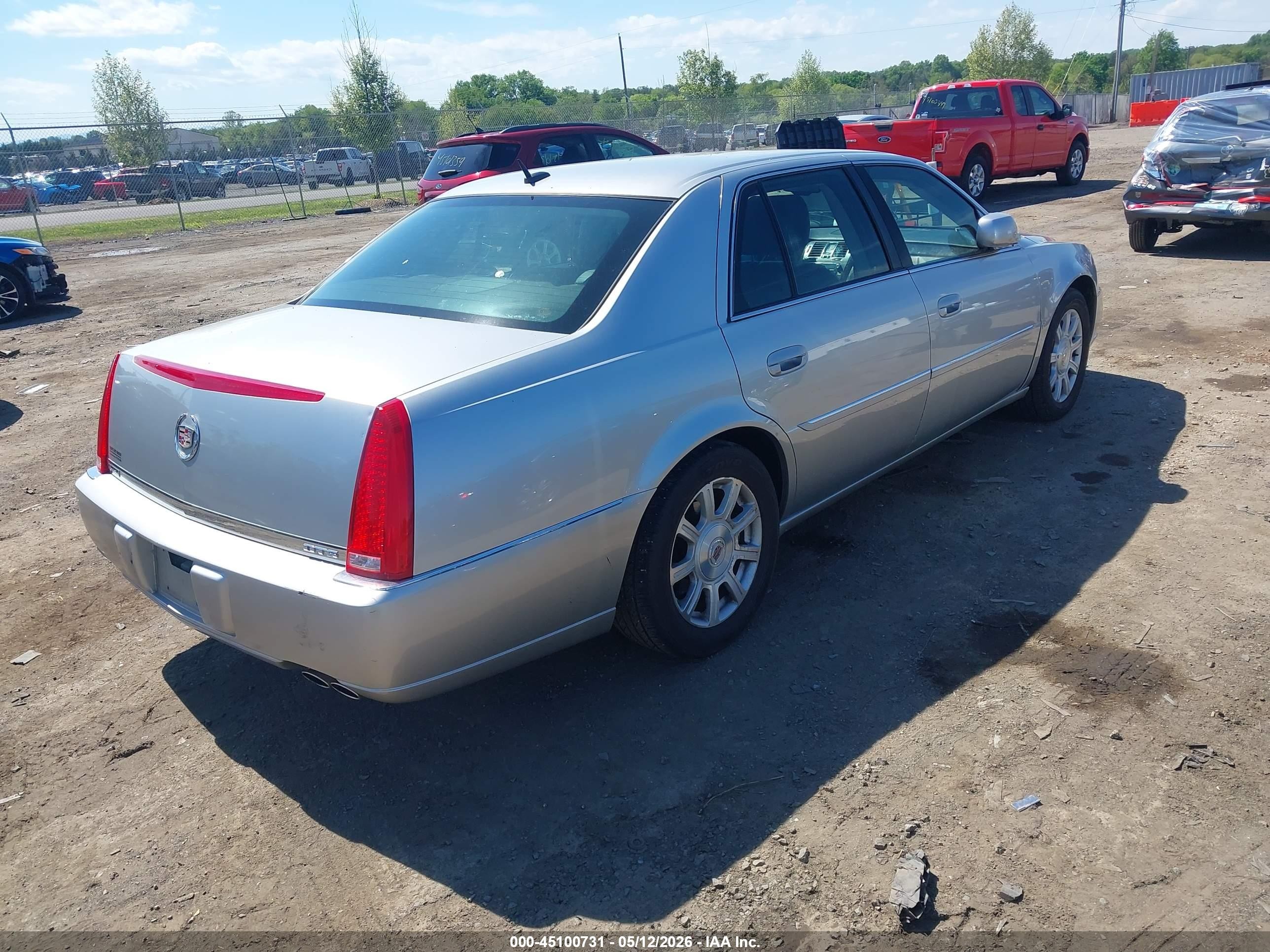 2008 Cadillac Dts 1sa Silver vin: 1G6KD57Y48U140906