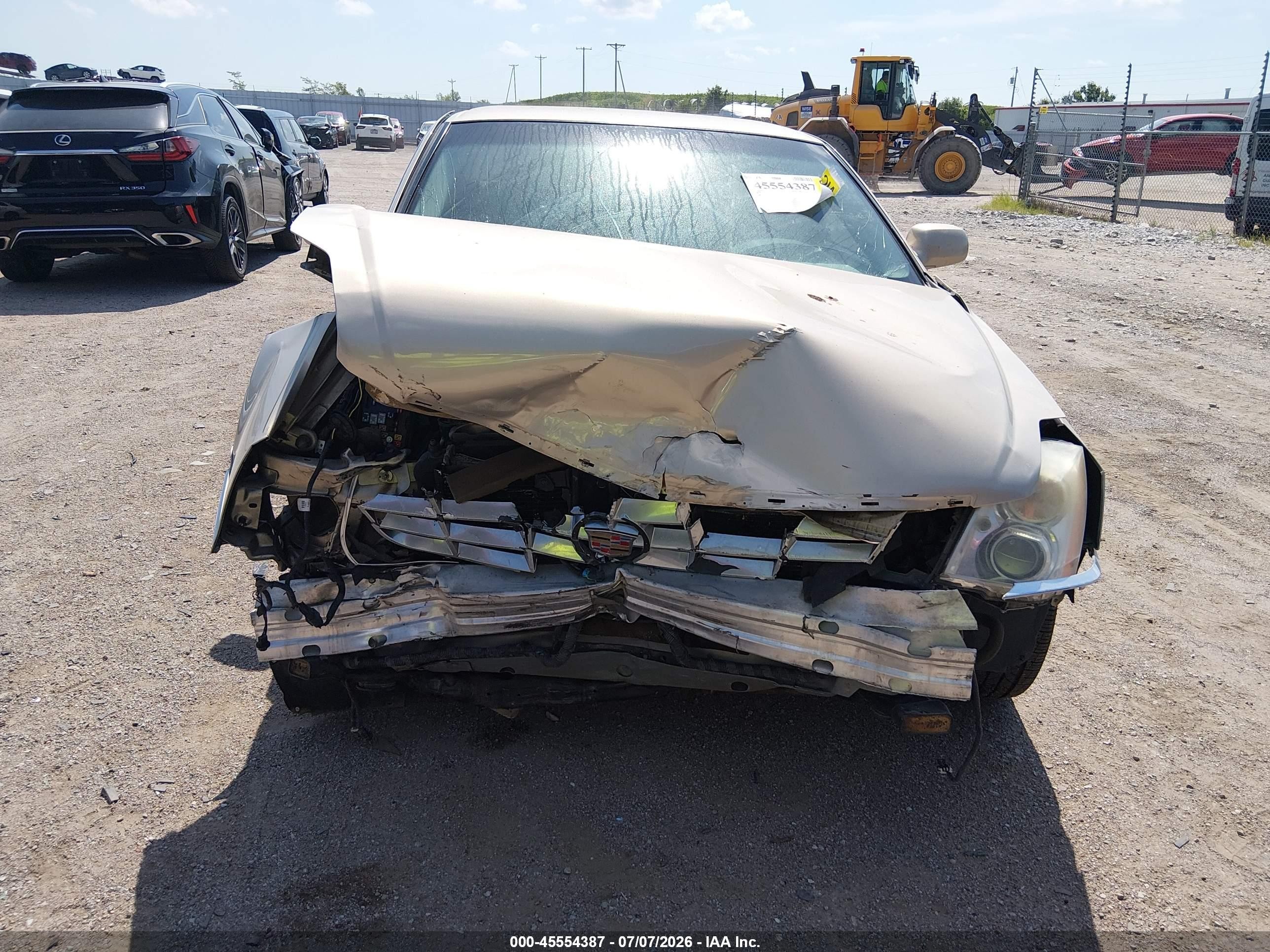 2008 Cadillac Dts 1sa Beige vin: 1G6KD57Y58U106652