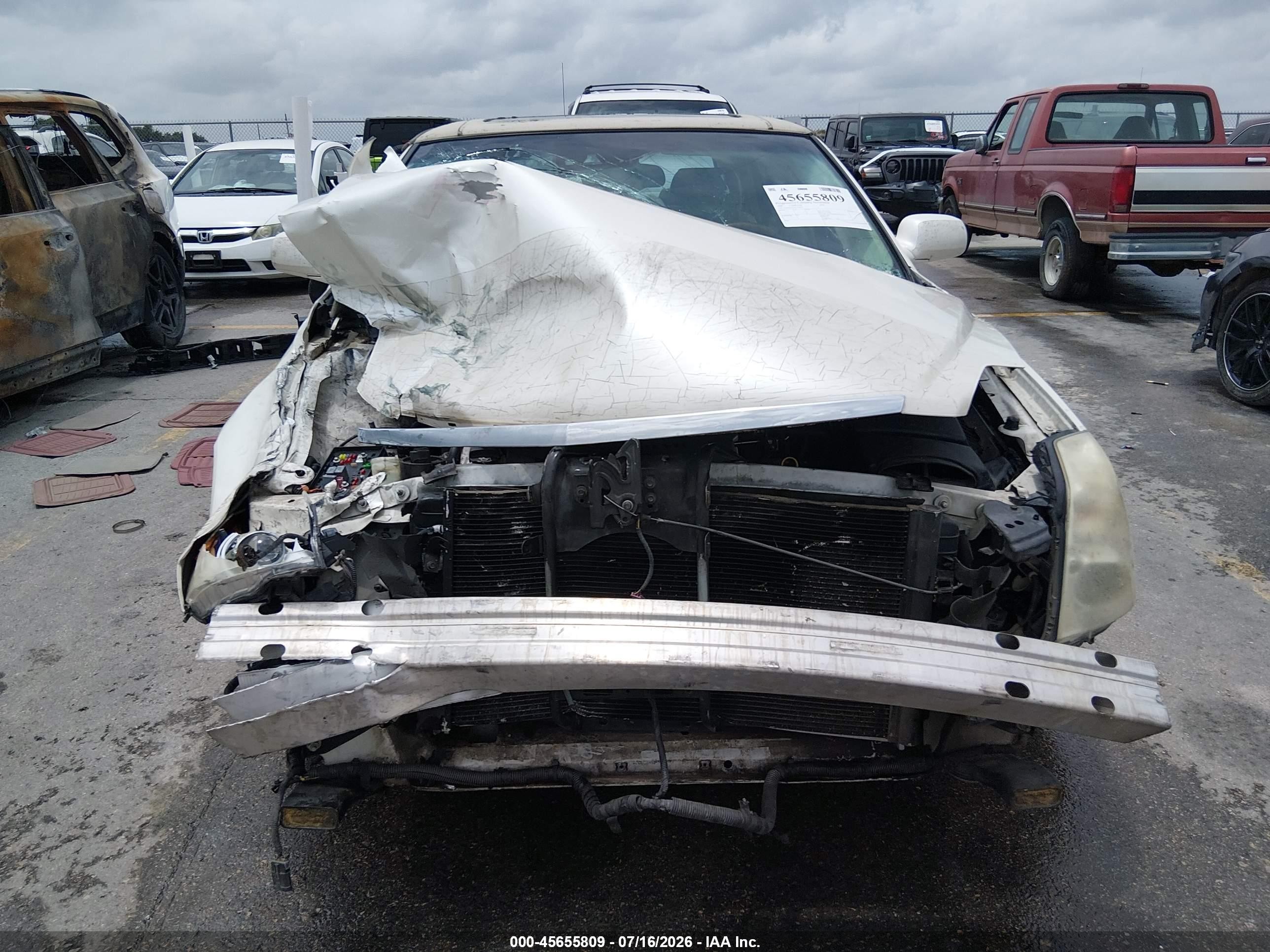 2009 Cadillac Dts 1sd White vin: 1G6KD57Y59U139975