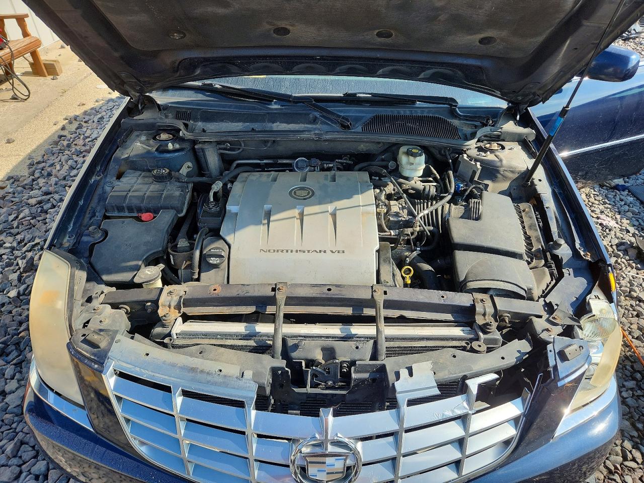 2008 Cadillac Dts Синий vin: 1G6KD57Y68U178640