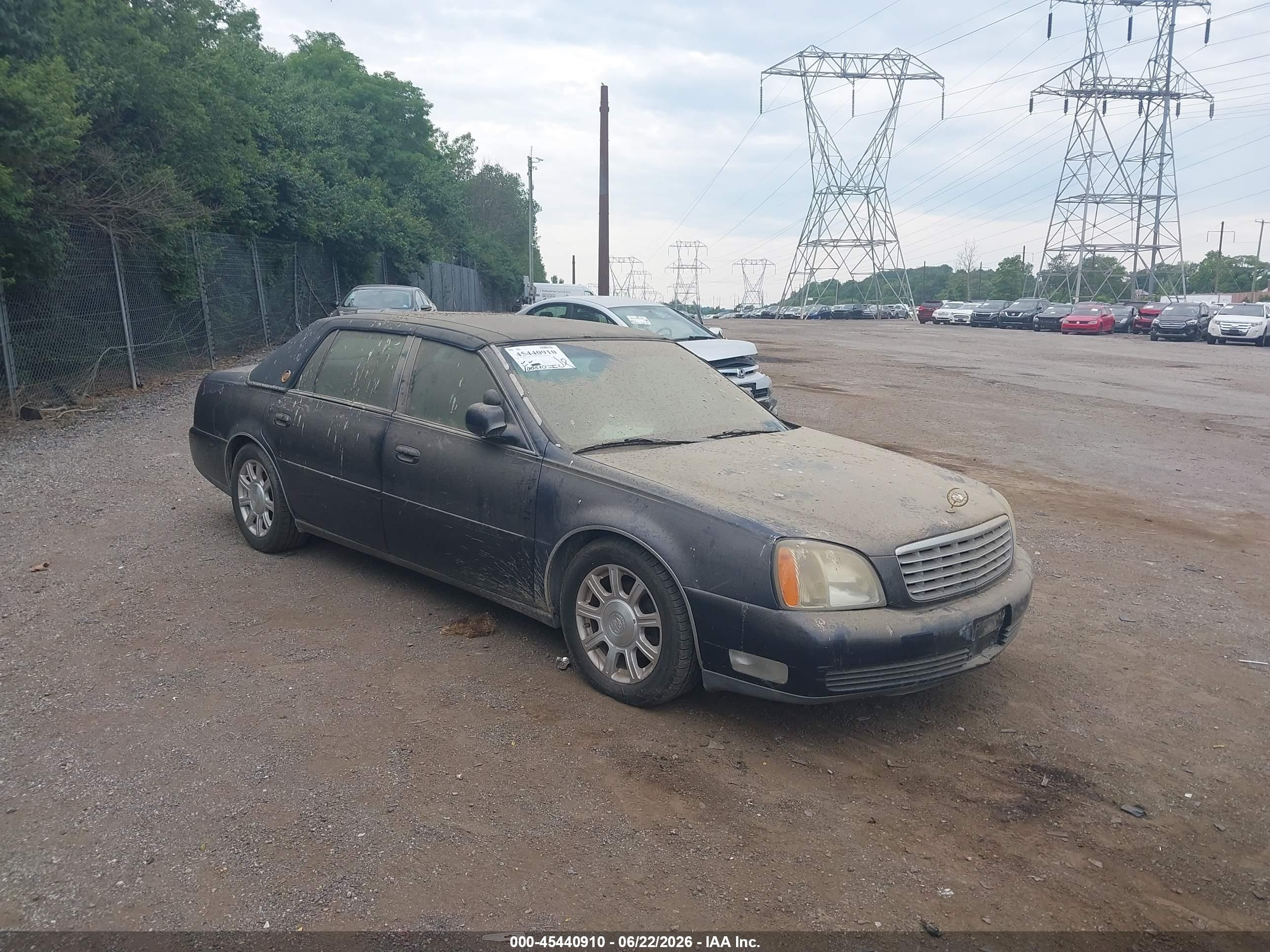 2003 Cadillac Deville Standard Blue vin: 1G6KD57Y73U109691