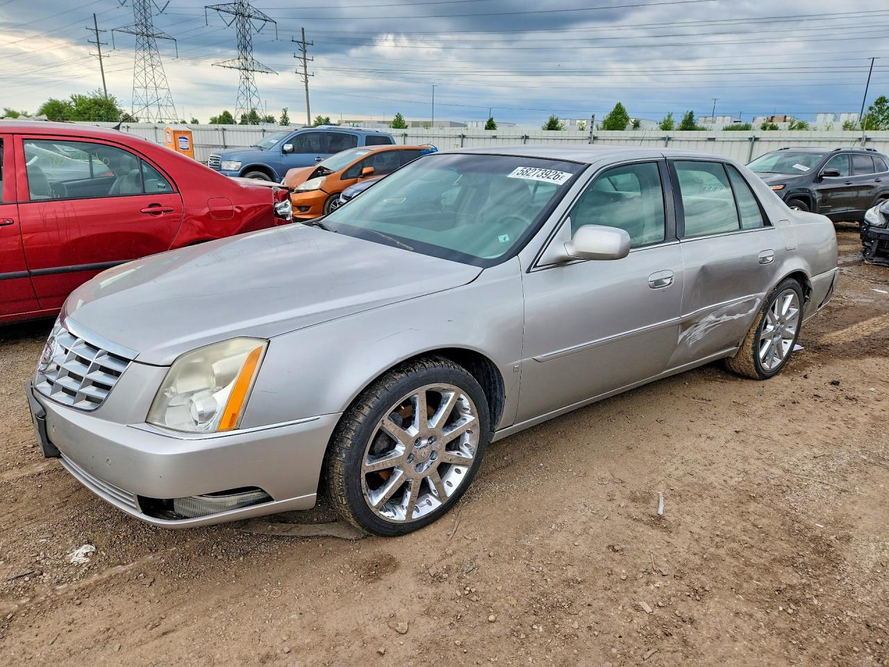 2006 Cadillac Dts Silver vin: 1G6KD57Y76U149970