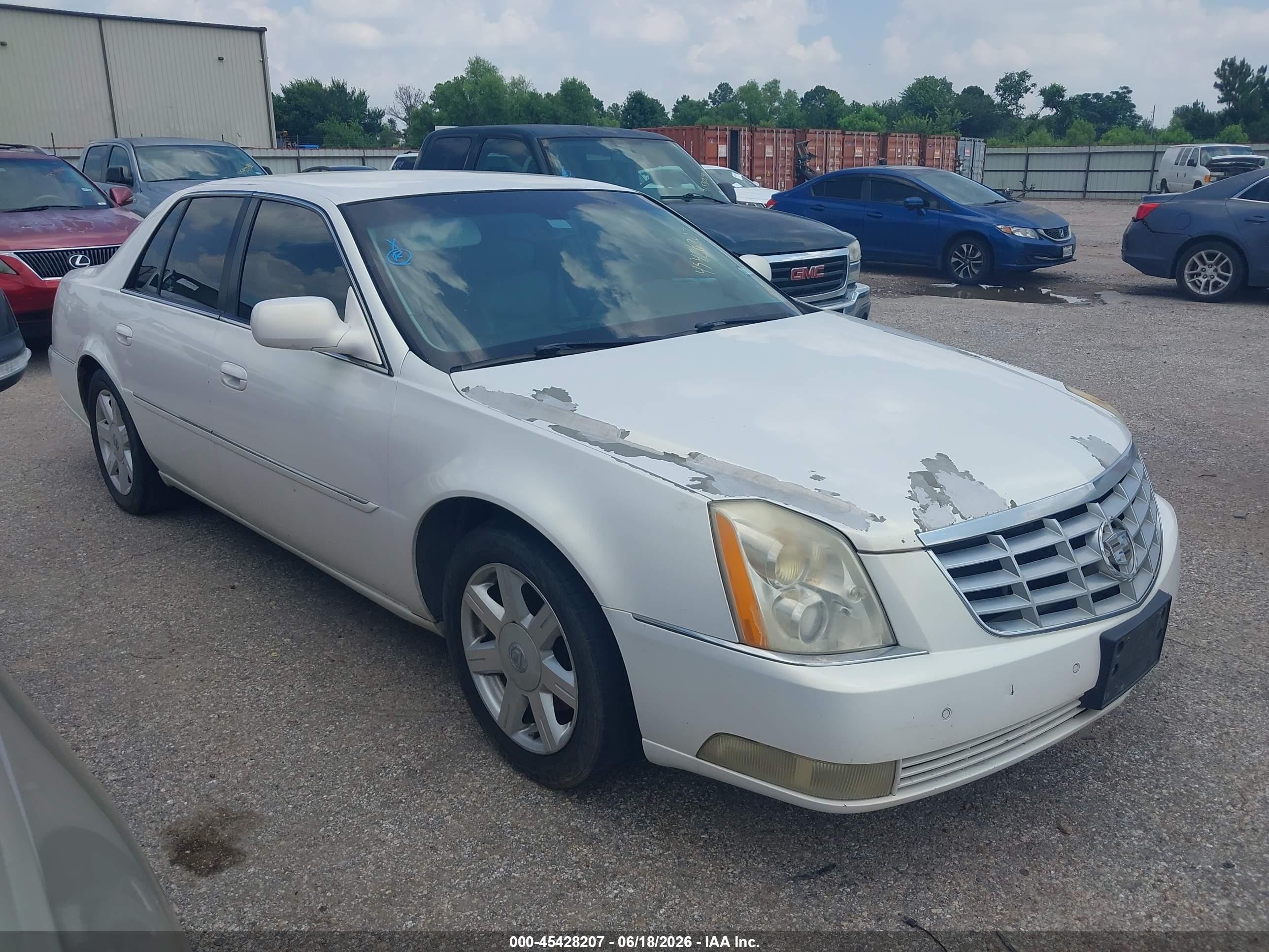 2007 Cadillac Dts Luxury I White vin: 1G6KD57Y77U170979