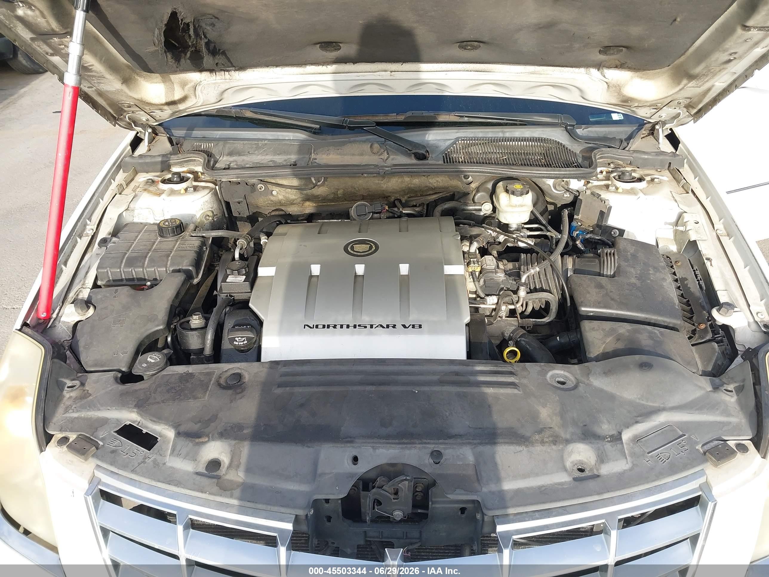 2008 Cadillac Dts 1sc White vin: 1G6KD57Y78U117751