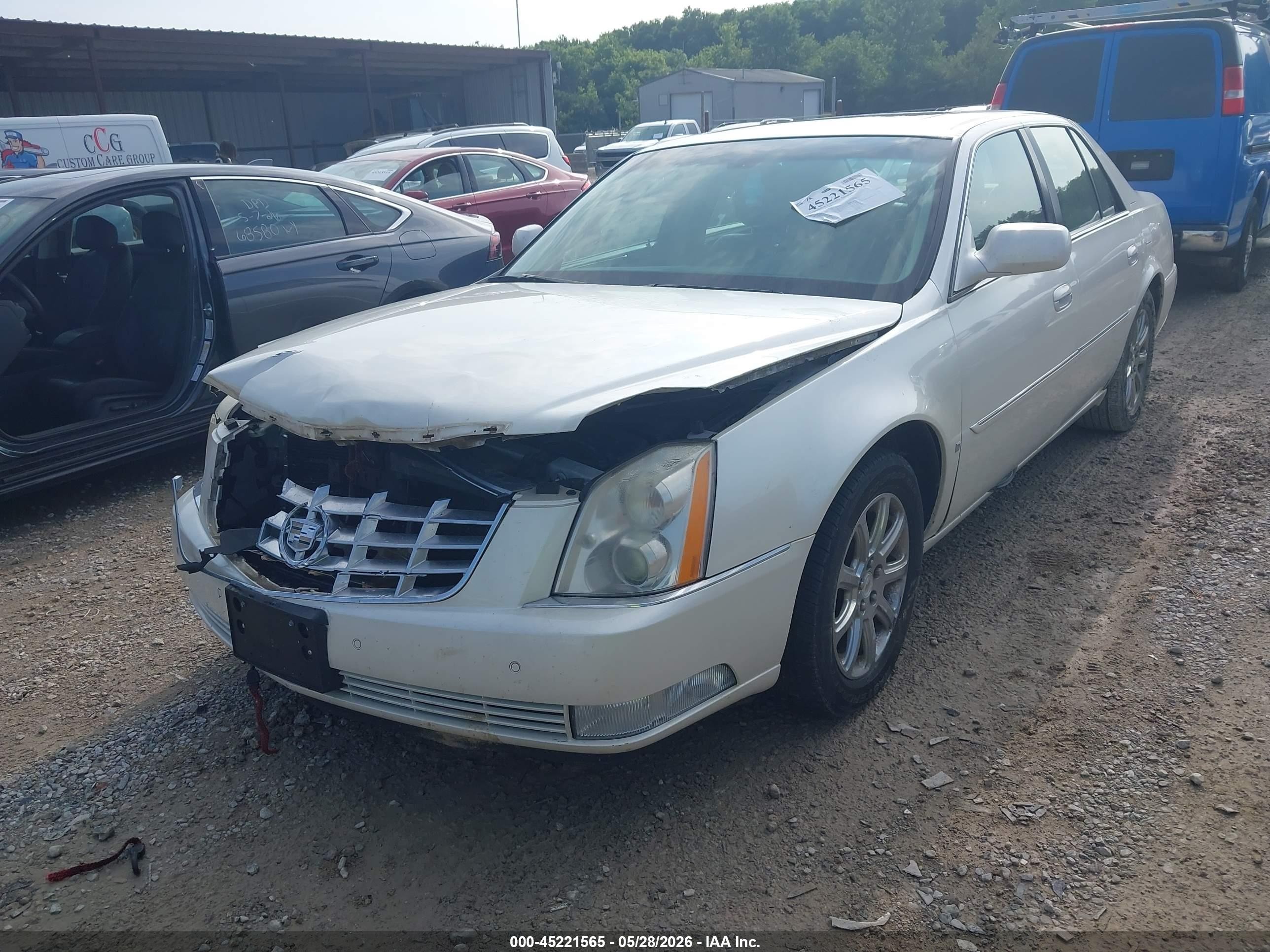 2008 Cadillac Dts 1sb White vin: 1G6KD57Y78U142309