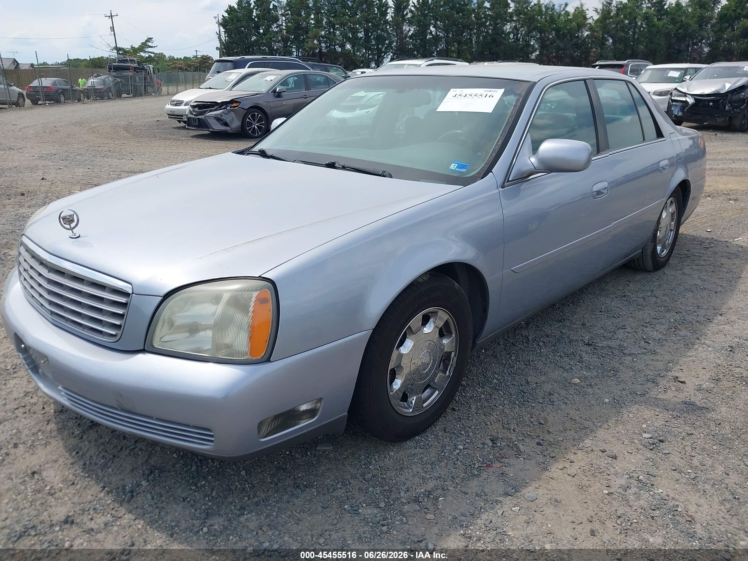 2005 Cadillac Deville   Light Blue vin: 1G6KD57Y85U127359