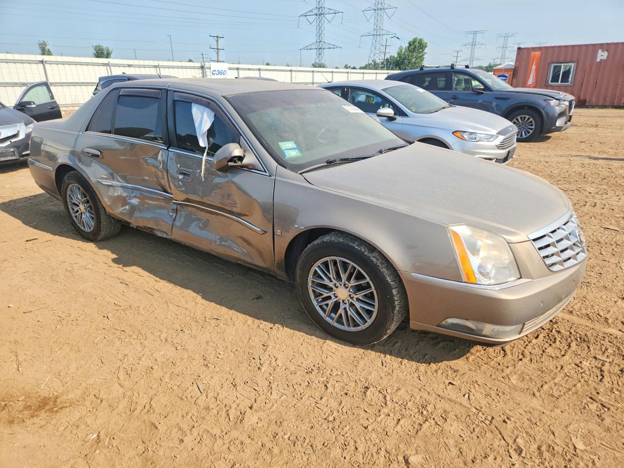 2007 Cadillac Dts Gray vin: 1G6KD57Y87U136114