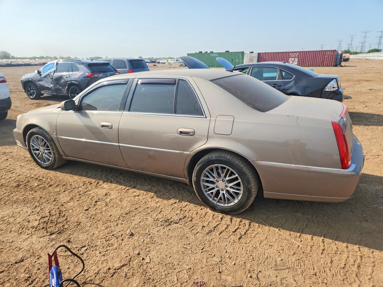 2007 Cadillac Dts Gray vin: 1G6KD57Y87U136114