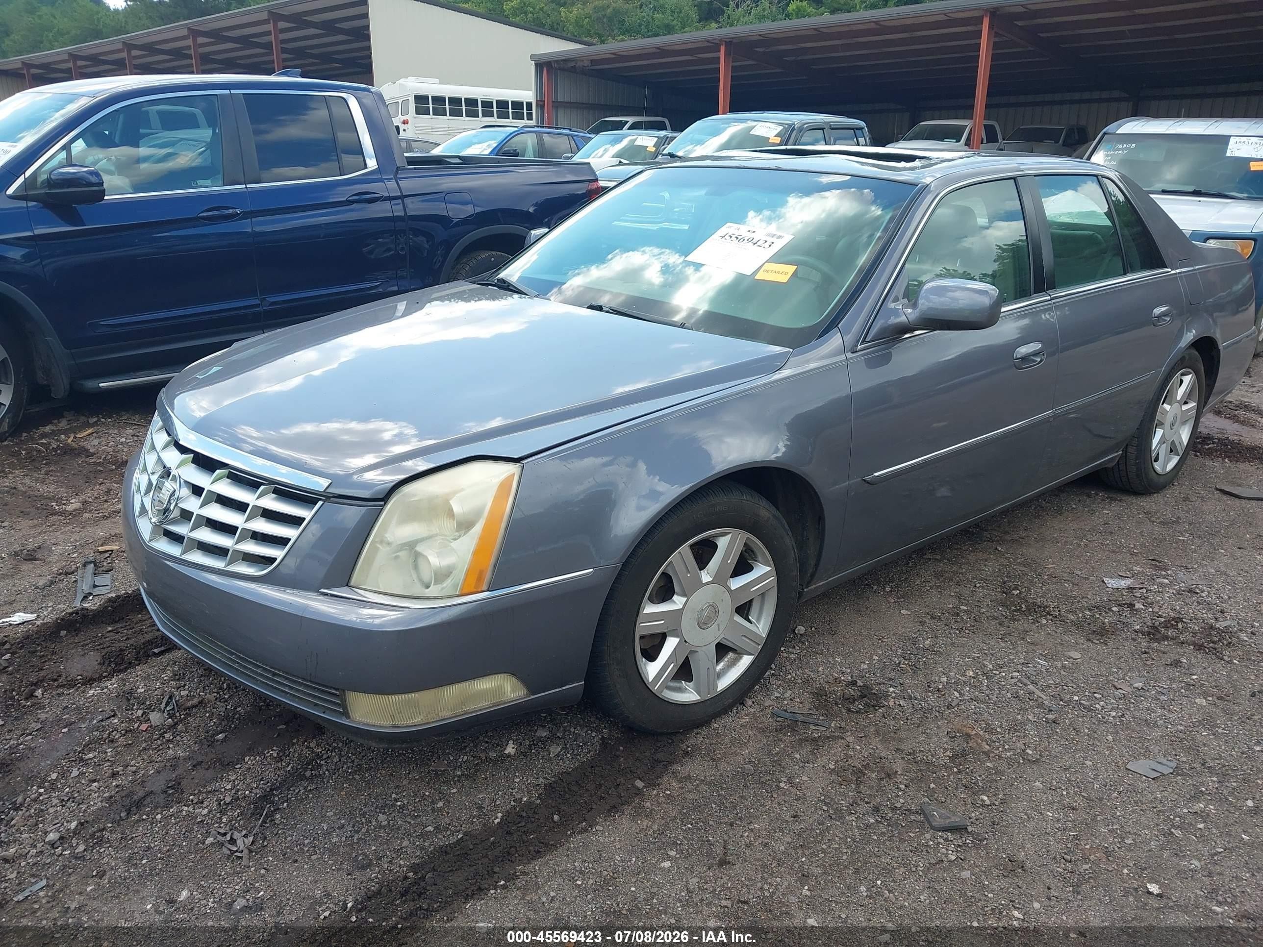 2007 Cadillac Dts Professional V8 Серый vin: 1G6KD57Y87U153222