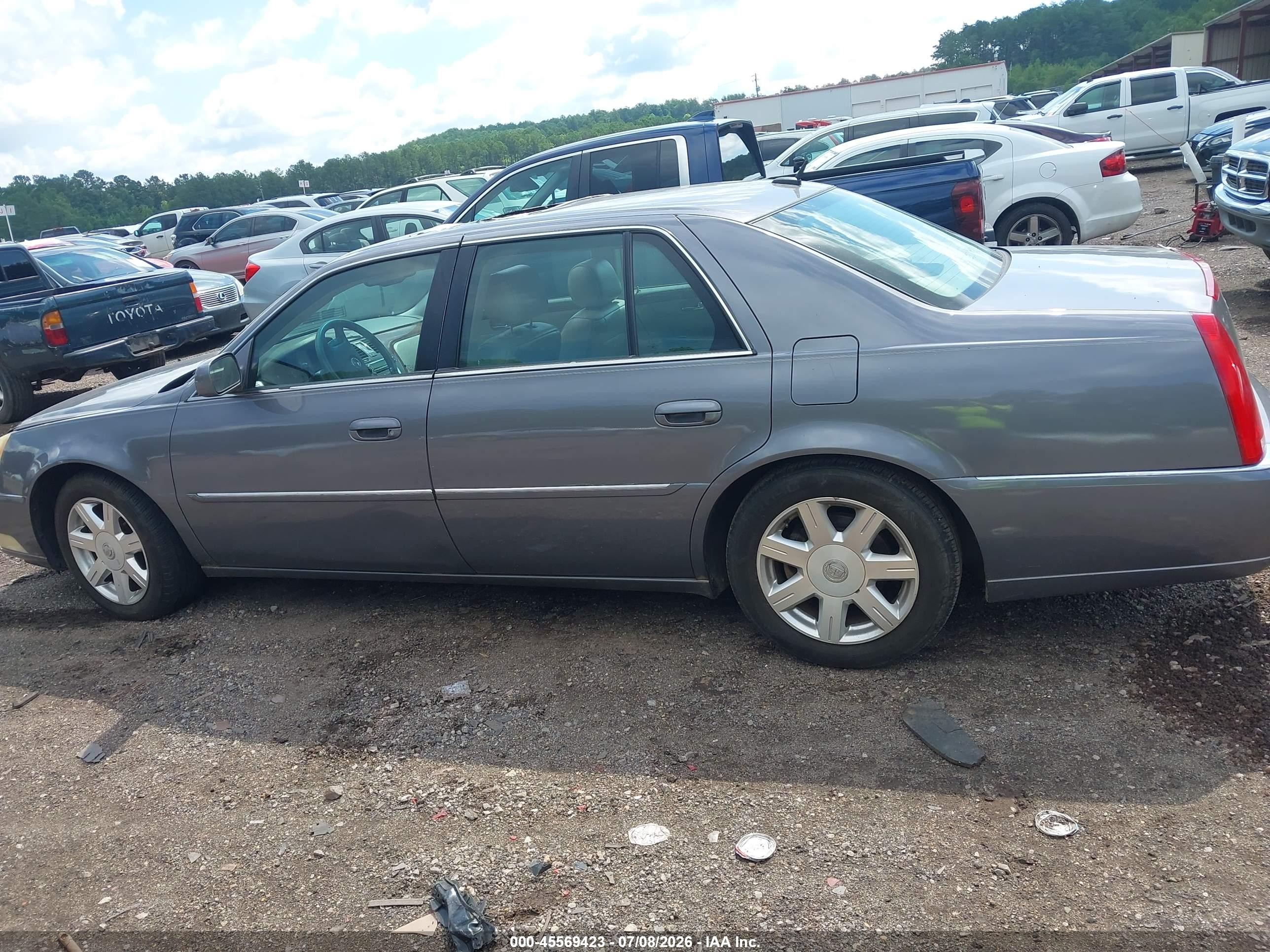 2007 Cadillac Dts Professional V8 Серый vin: 1G6KD57Y87U153222