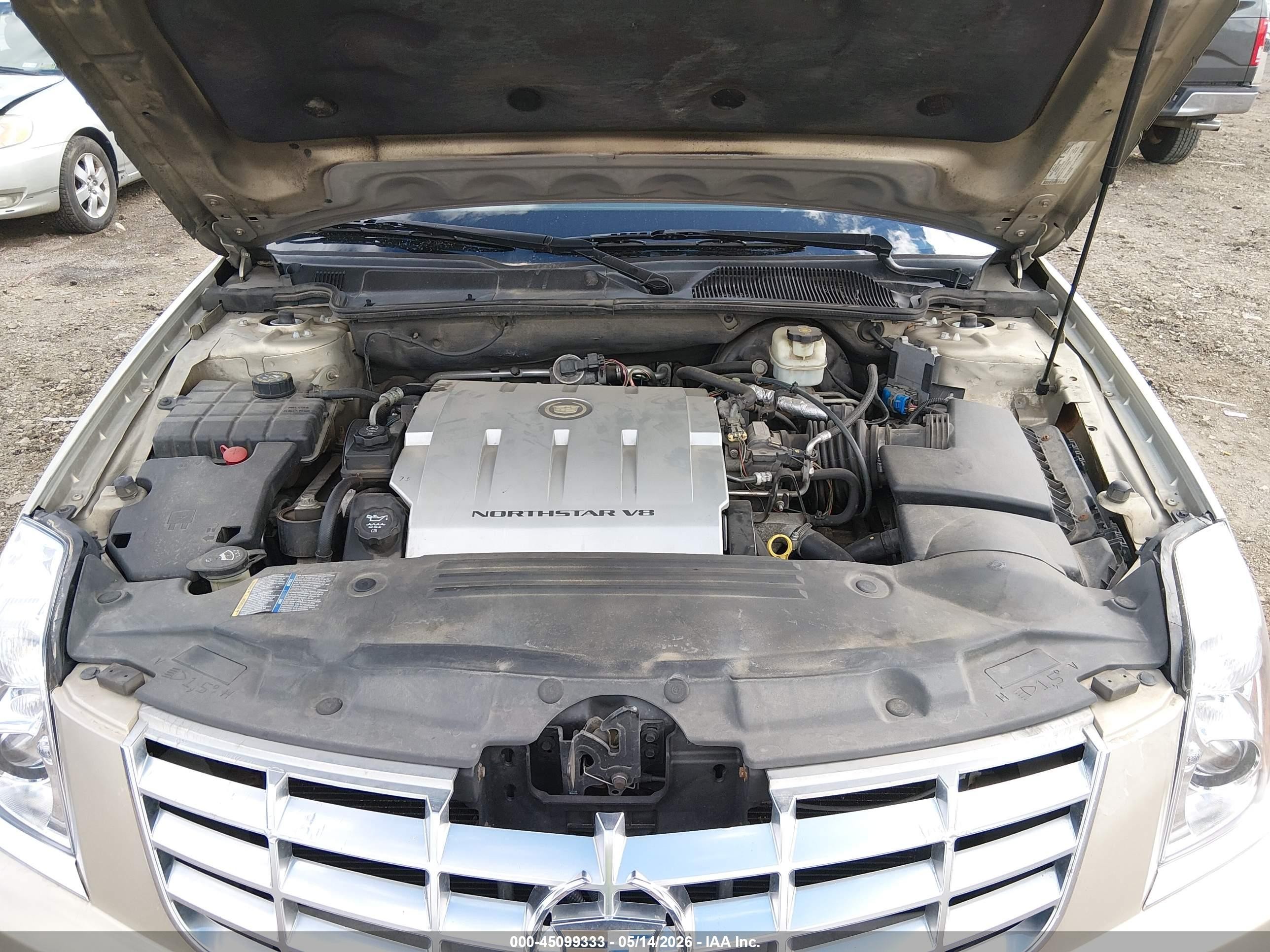 2007 Cadillac Dts V8 Beige vin: 1G6KD57Y87U186110