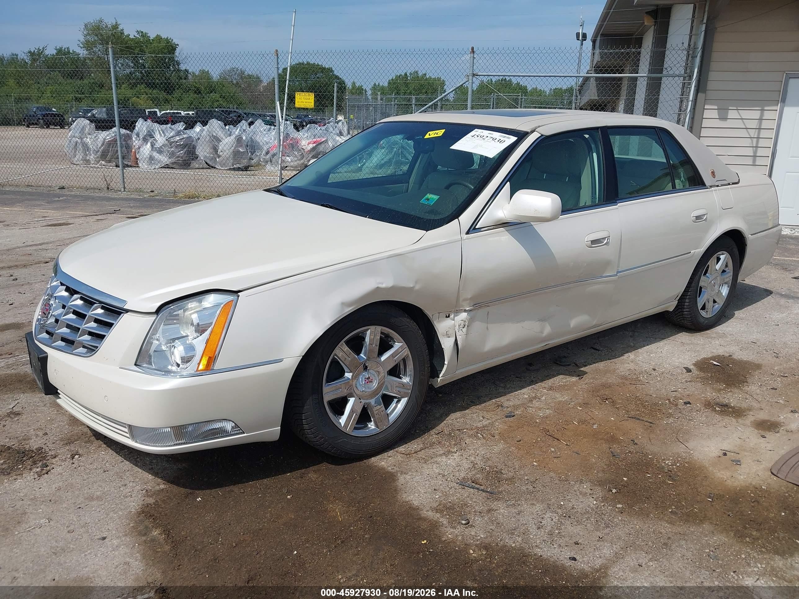 2007 Cadillac Dts Luxury I White vin: 1G6KD57Y87U231319