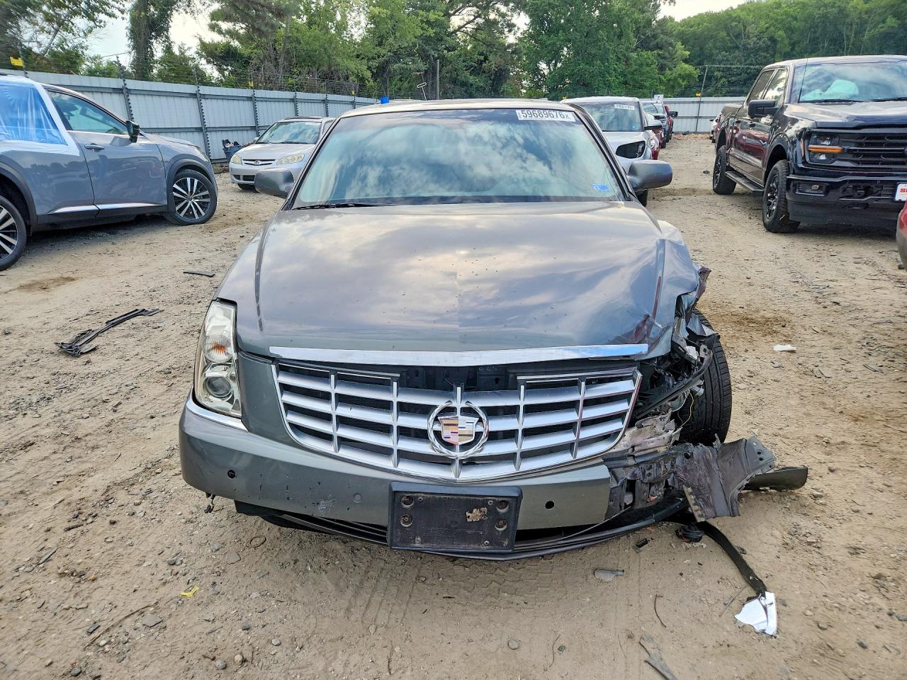 2007 Cadillac Dts Gray vin: 1G6KD57Y87U236777
