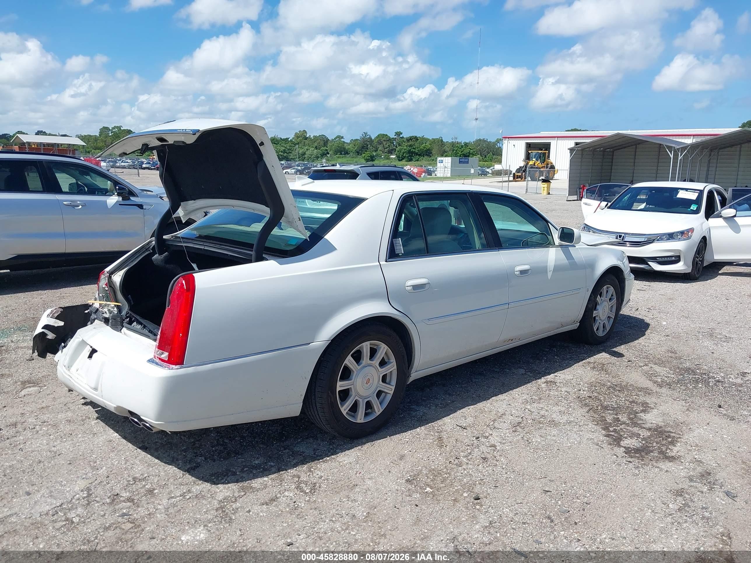 2009 Cadillac Dts 1sa Белый vin: 1G6KD57Y89U113323
