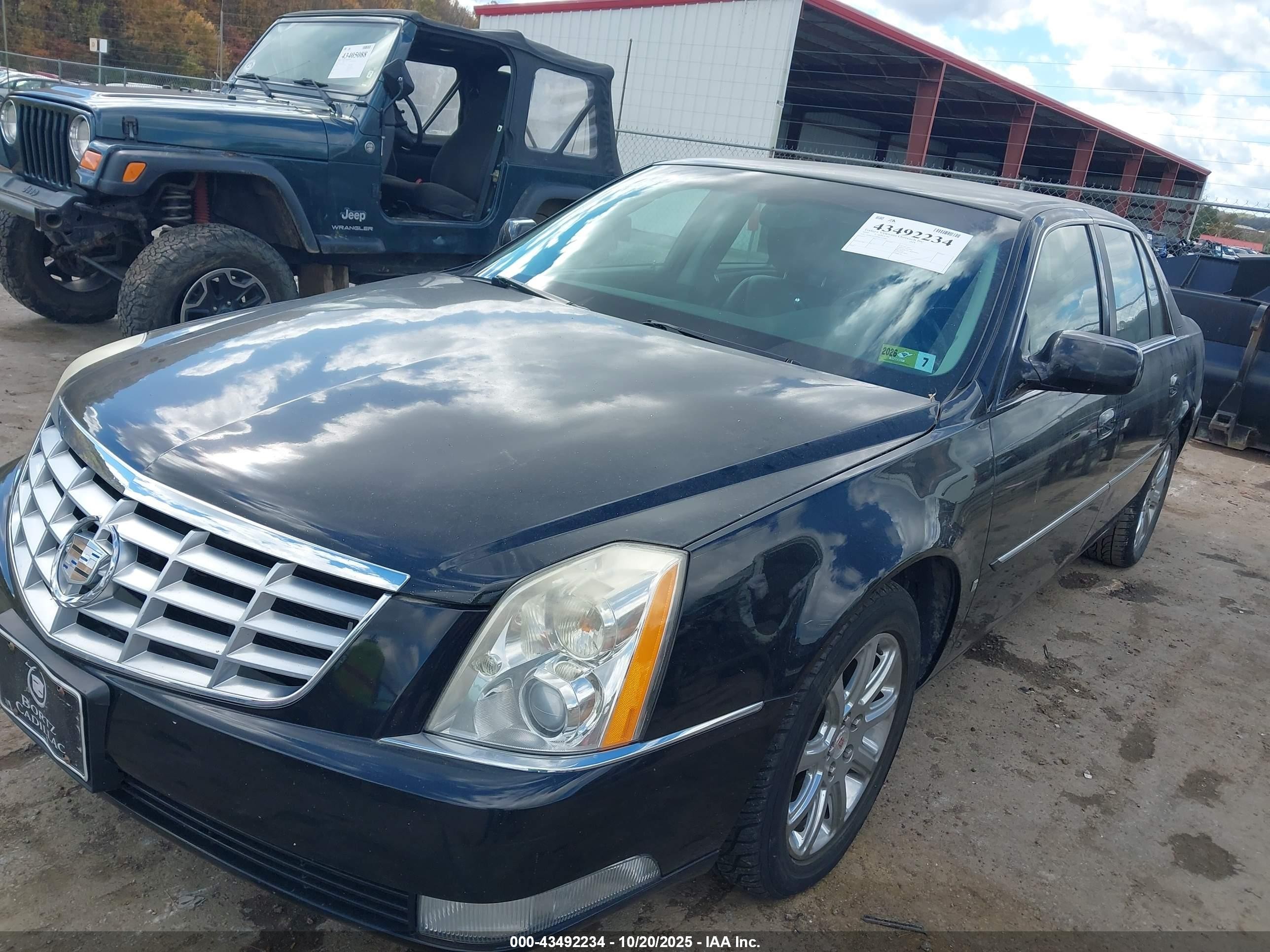 2009 Cadillac Dts 1sa Black vin: 1G6KD57Y89U132485