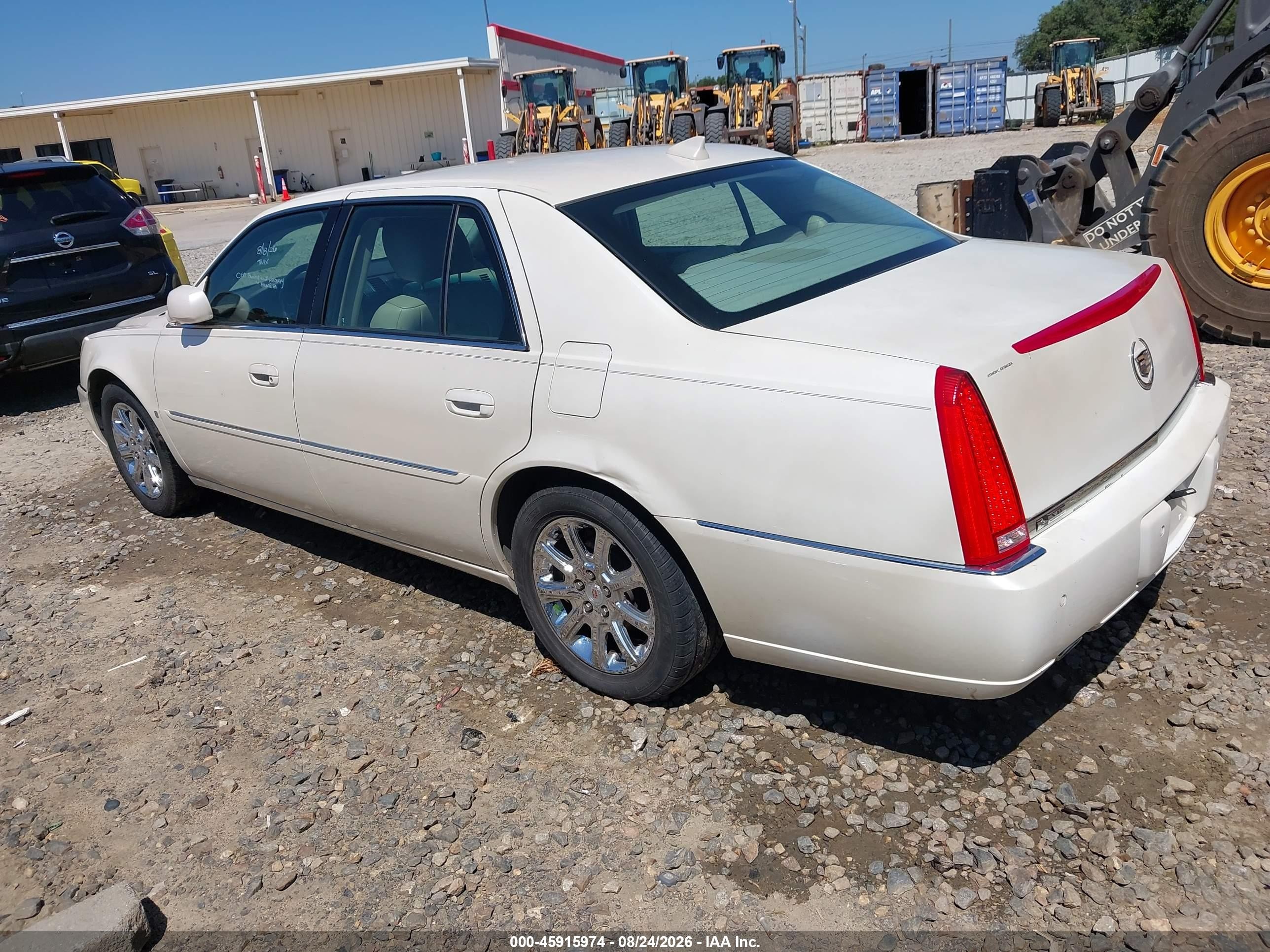 2009 Cadillac Dts 1sb White vin: 1G6KD57Y89U136343