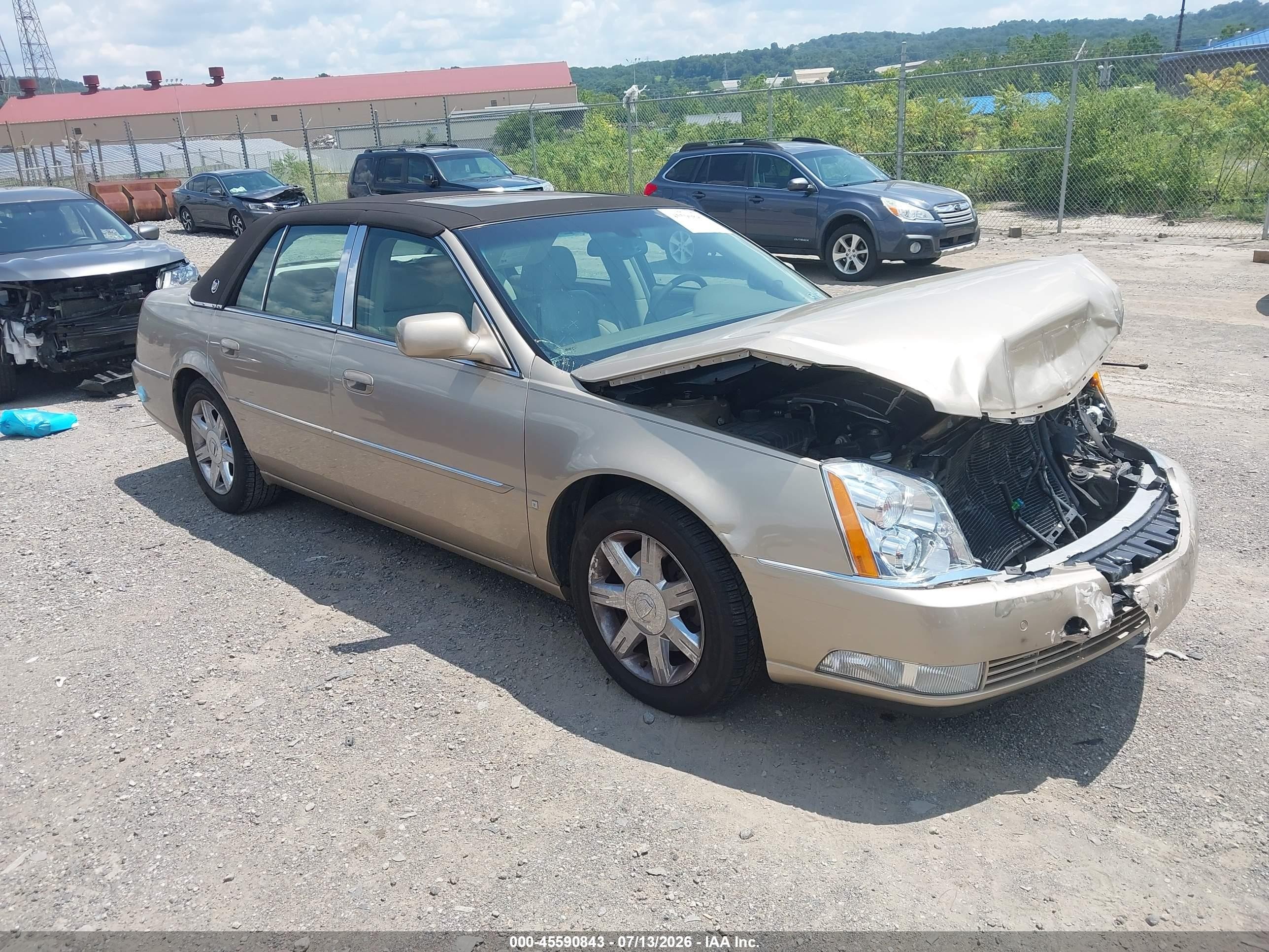 2006 Cadillac Dts 1sb Tan vin: 1G6KD57Y96U108529