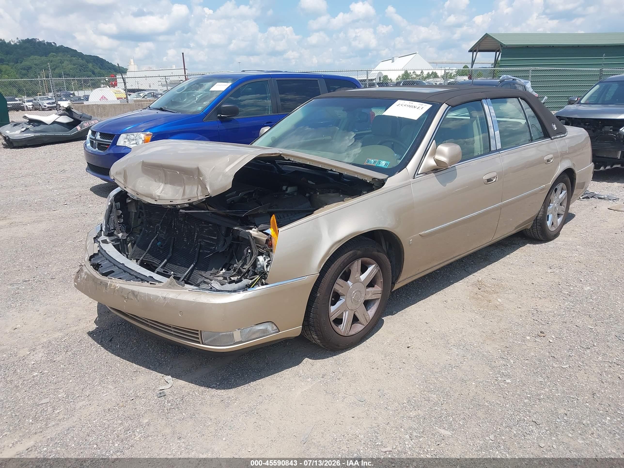 2006 Cadillac Dts 1sb Tan vin: 1G6KD57Y96U108529