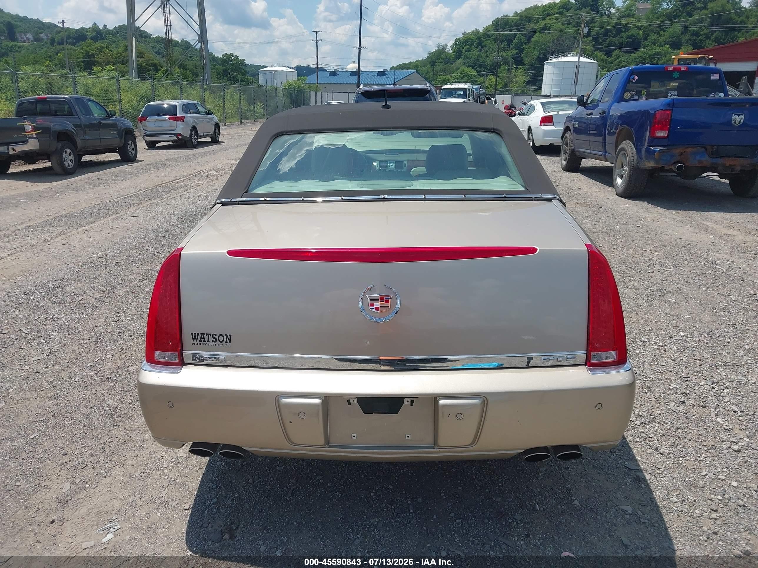 2006 Cadillac Dts 1sb Tan vin: 1G6KD57Y96U108529