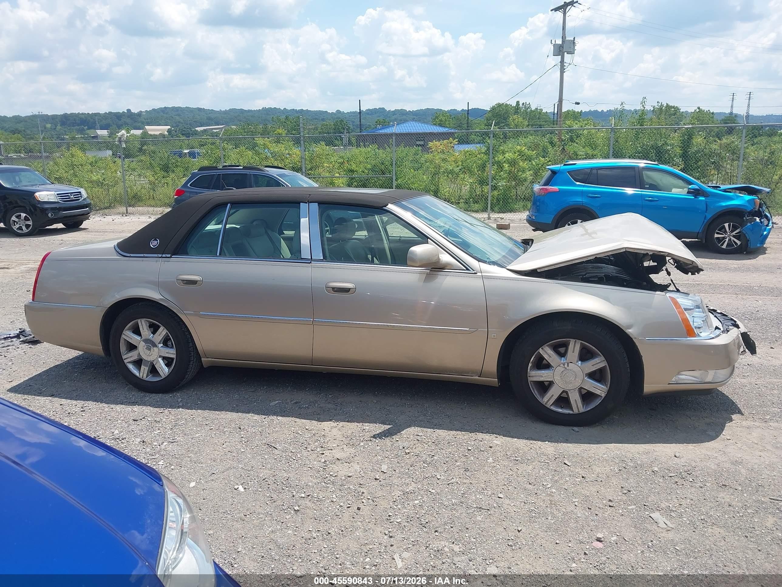 2006 Cadillac Dts 1sb Tan vin: 1G6KD57Y96U108529