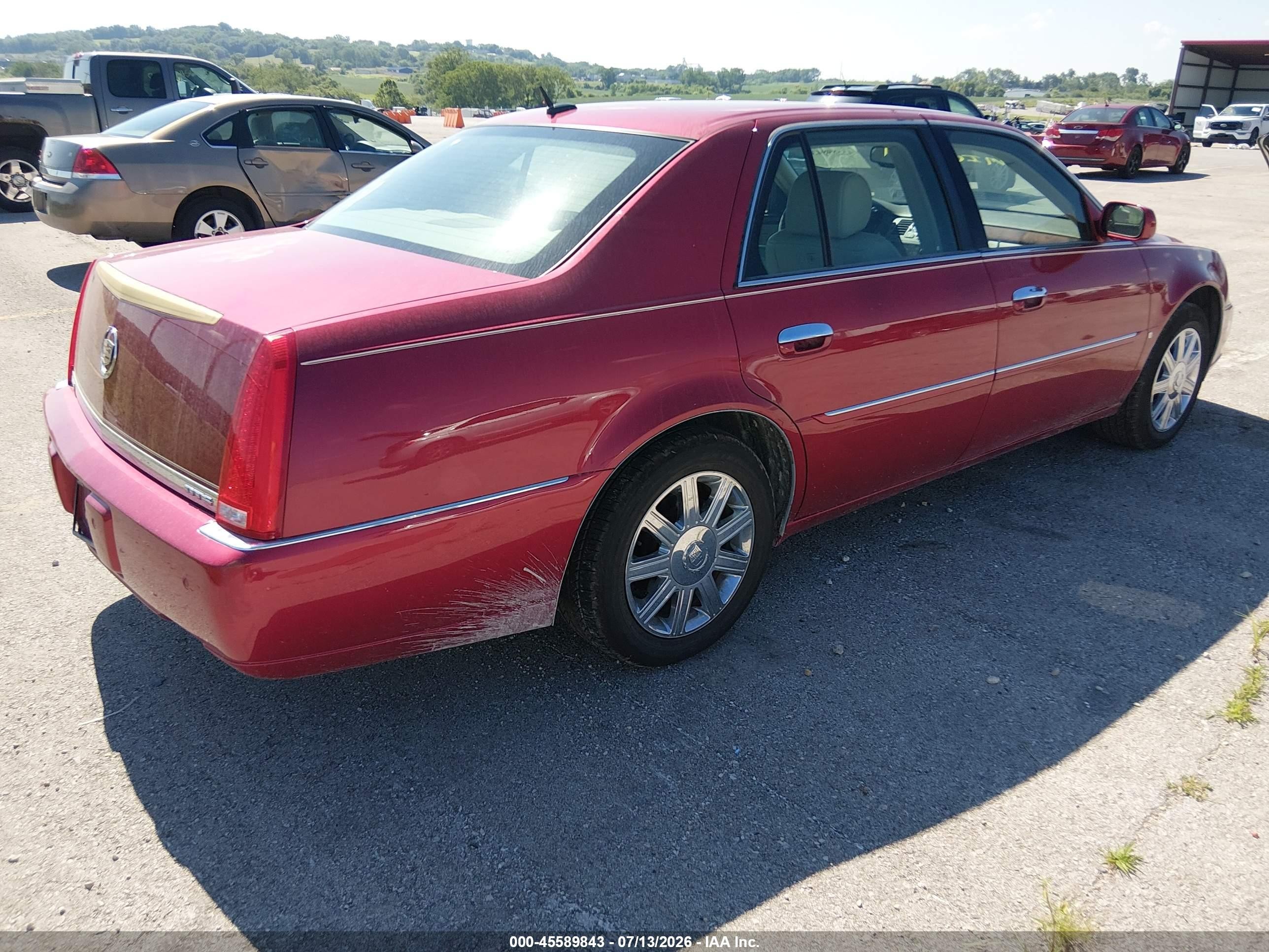 2006 Cadillac Dts 1sb Красный vin: 1G6KD57Y96U133303