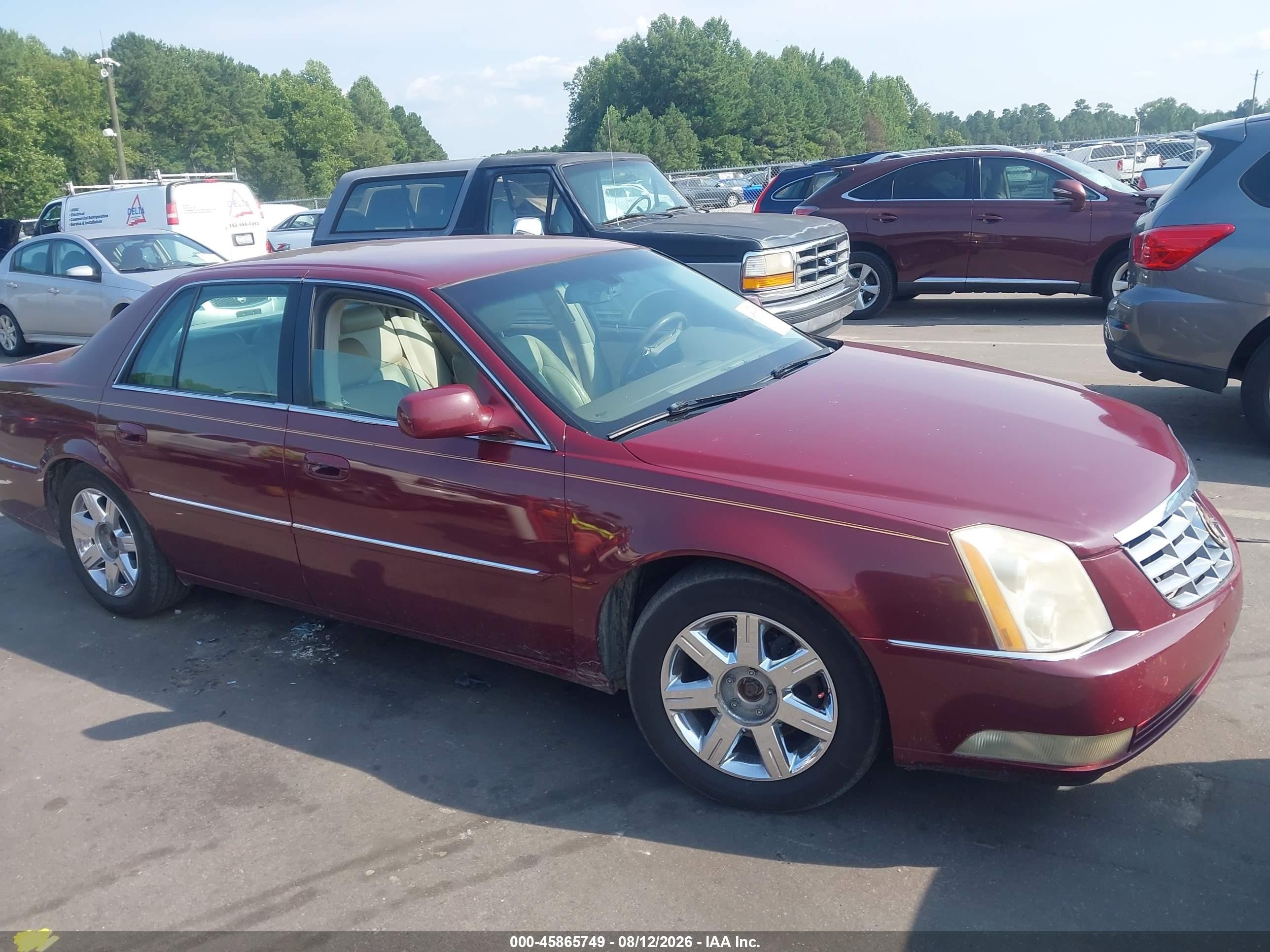 2006 Cadillac Dts 1sb Maroon vin: 1G6KD57Y96U133950
