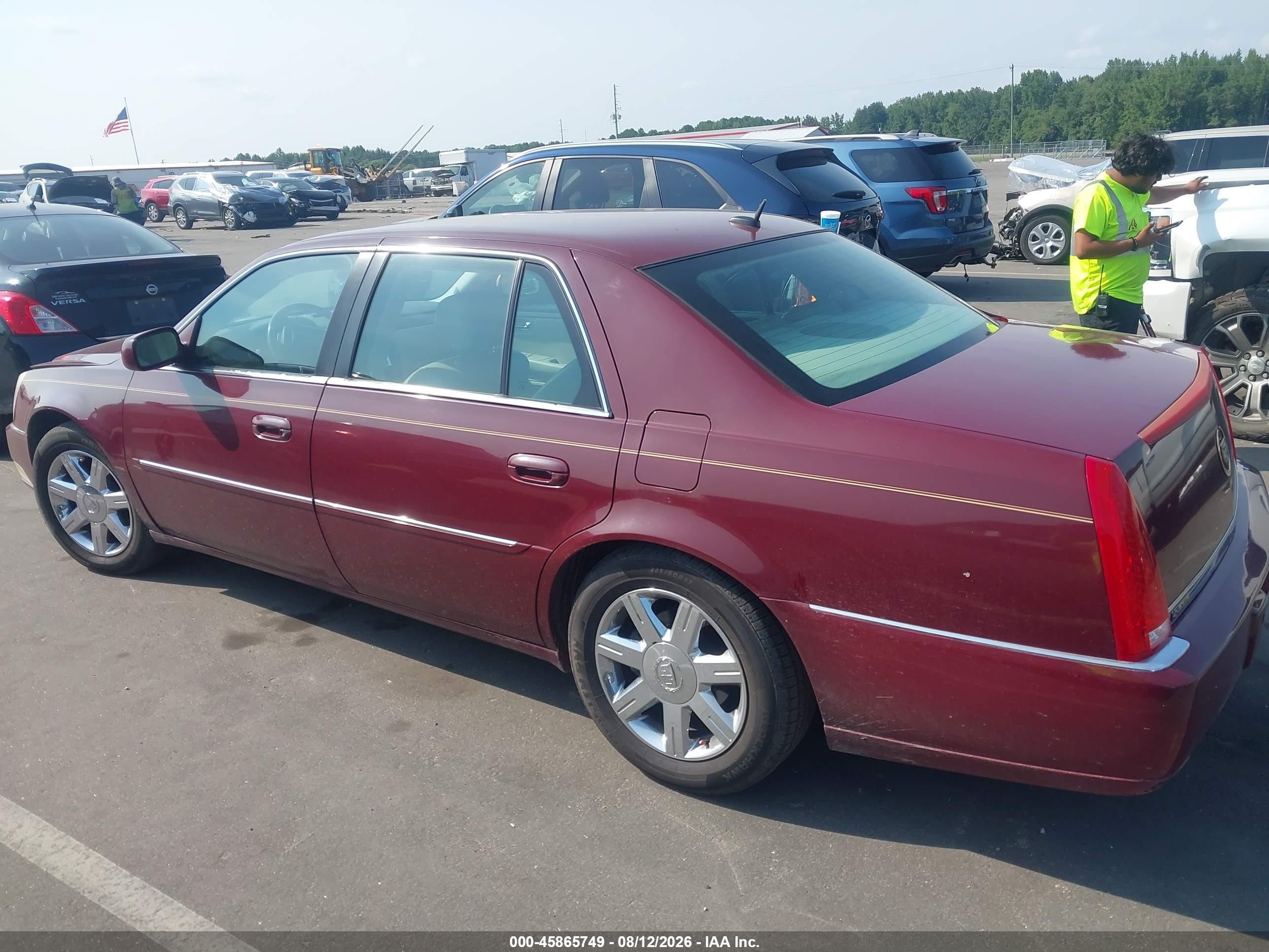 2006 Cadillac Dts 1sb Maroon vin: 1G6KD57Y96U133950