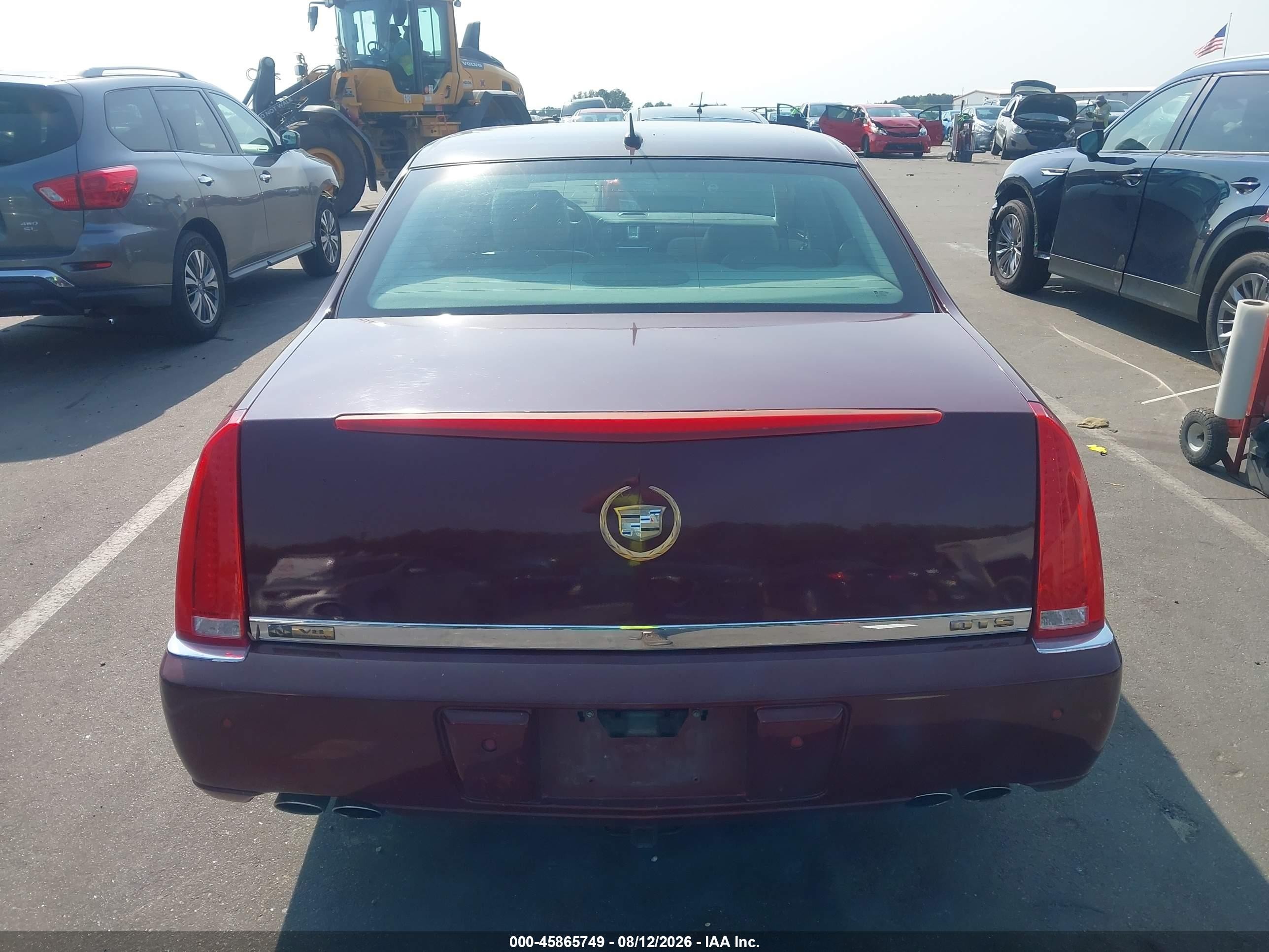 2006 Cadillac Dts 1sb Maroon vin: 1G6KD57Y96U133950