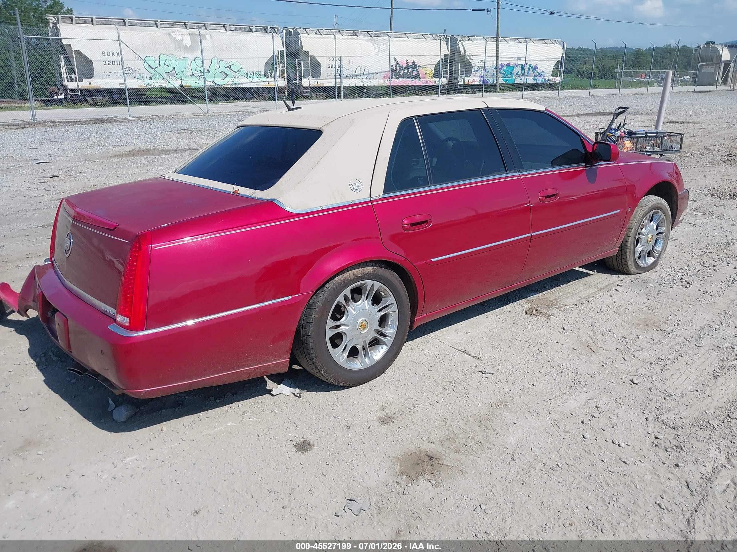 2008 Cadillac Dts 1sd Красный vin: 1G6KD57Y98U160102