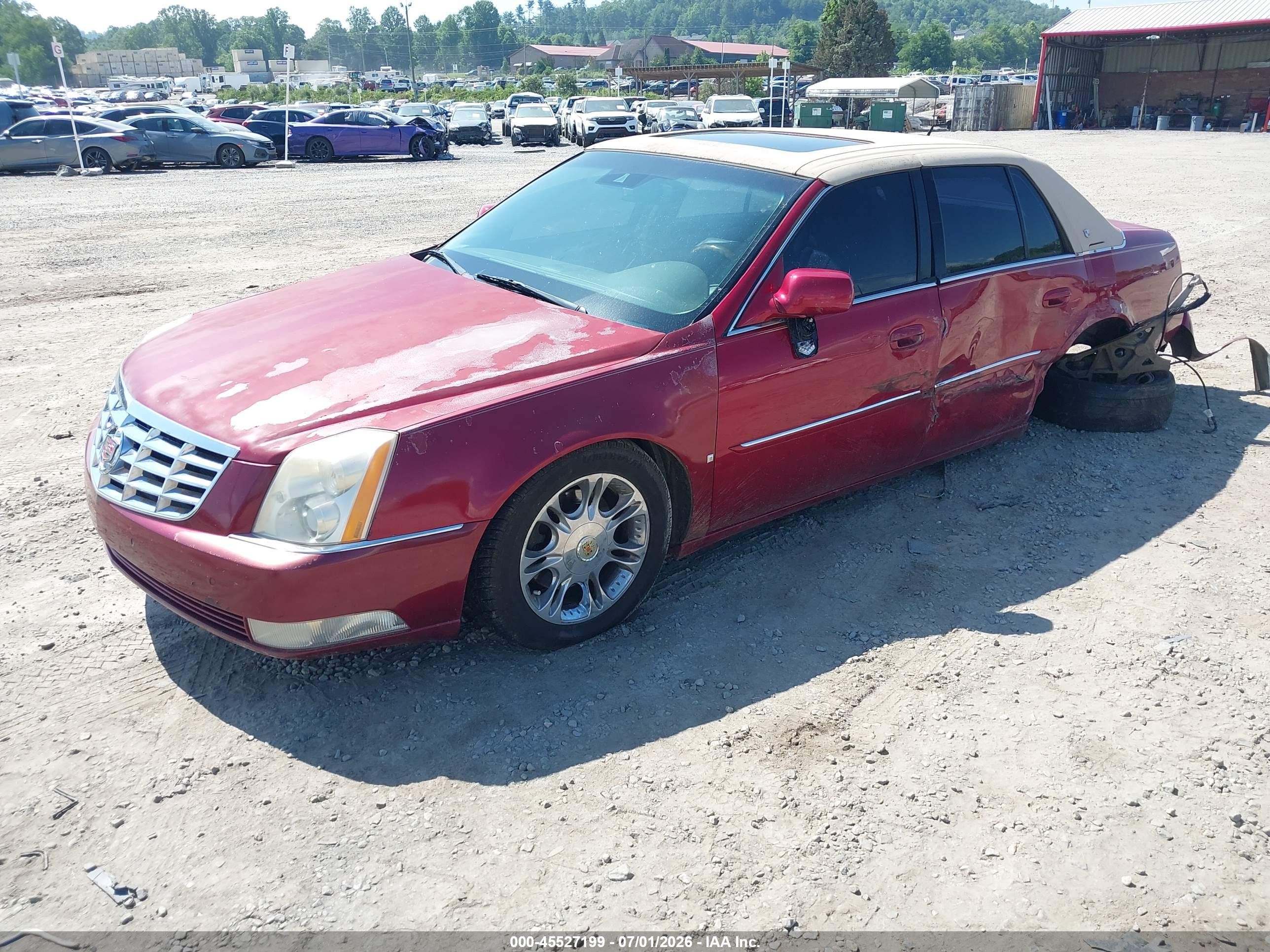 2008 Cadillac Dts 1sd Красный vin: 1G6KD57Y98U160102
