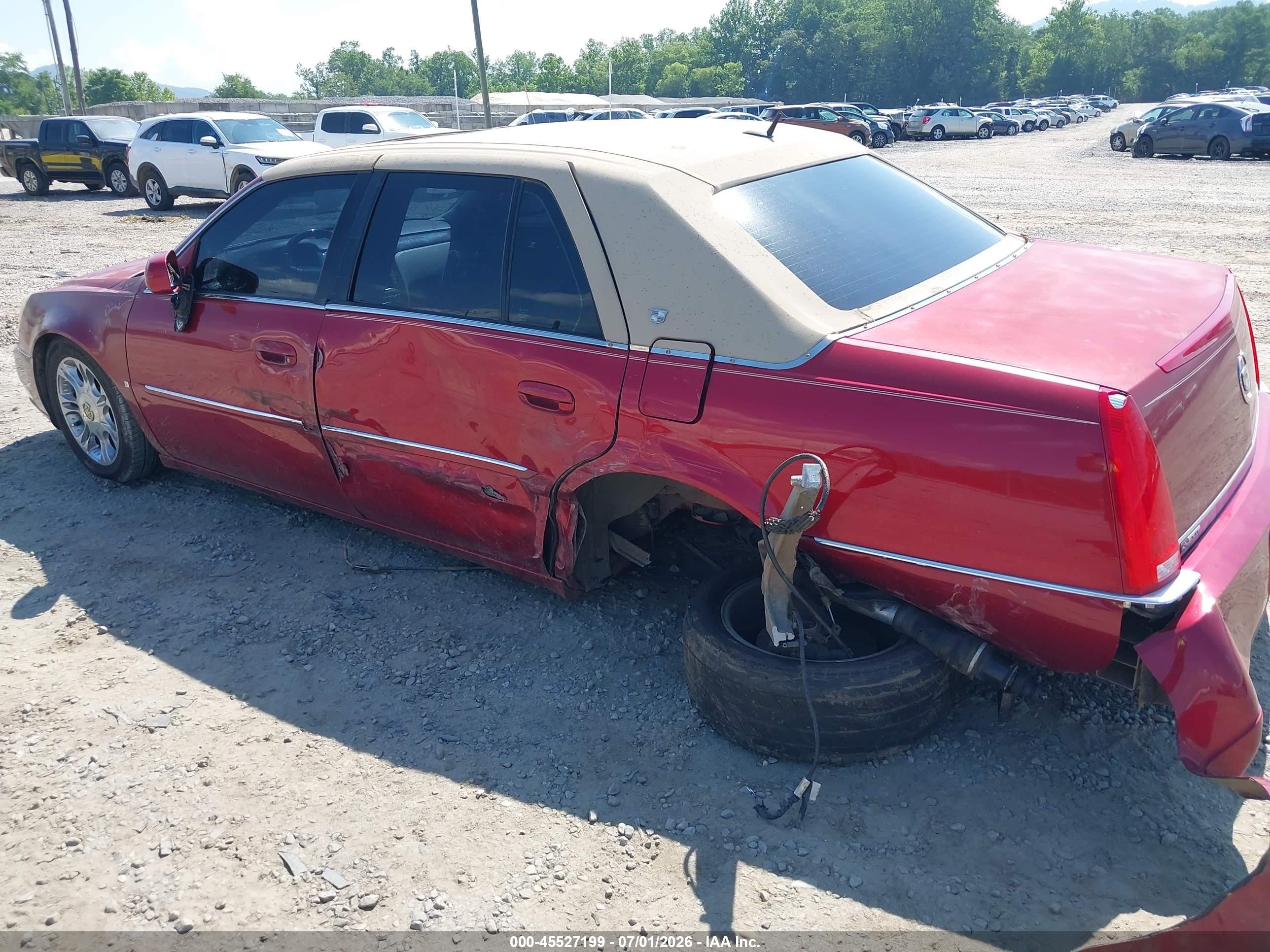 2008 Cadillac Dts 1sd Красный vin: 1G6KD57Y98U160102