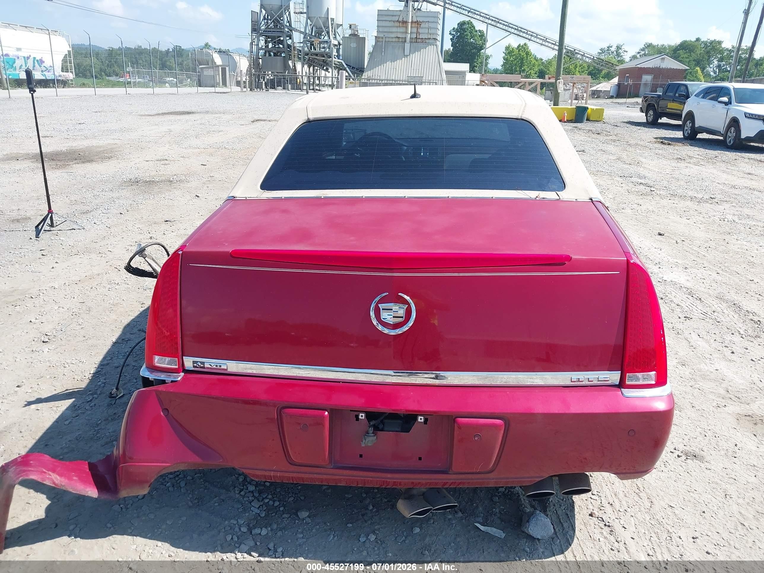 2008 Cadillac Dts 1sd Красный vin: 1G6KD57Y98U160102