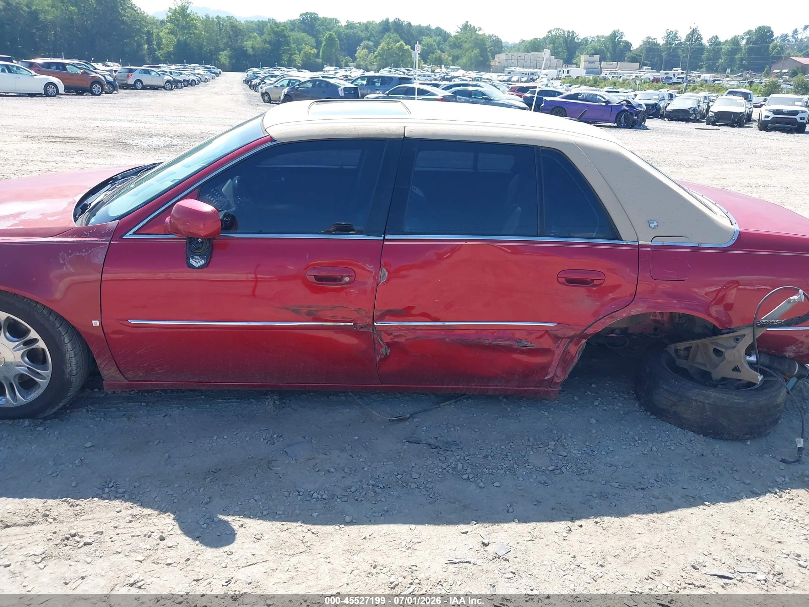 2008 Cadillac Dts 1sd Красный vin: 1G6KD57Y98U160102