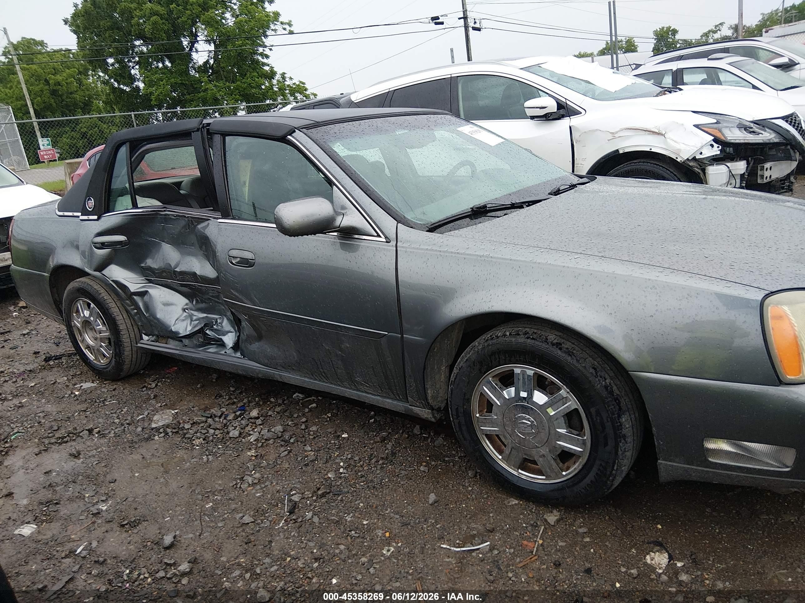 2004 Cadillac Deville Standard Синий vin: 1G6KD57YX4U231138