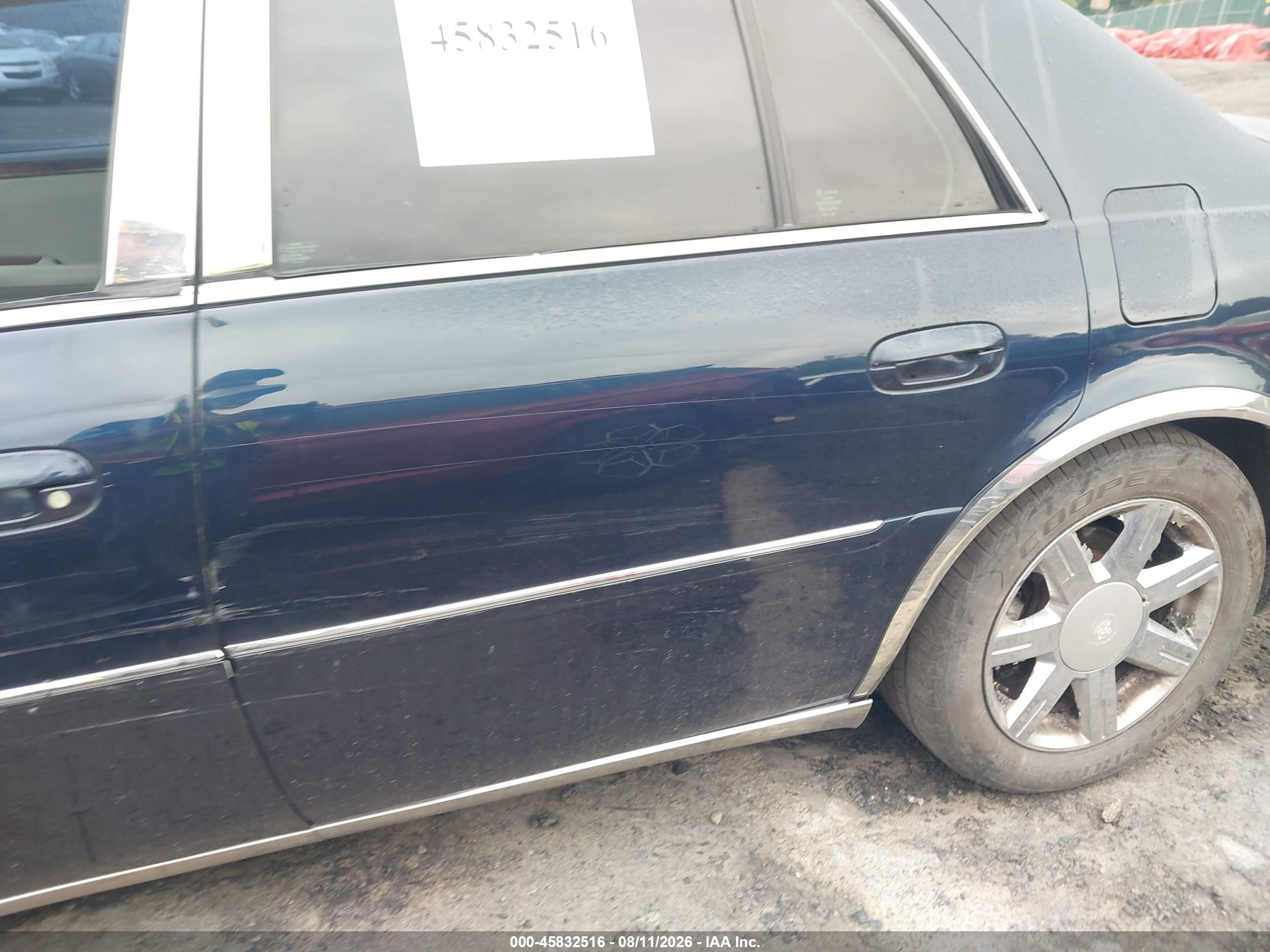 2006 Cadillac Dts 1sb Blue vin: 1G6KD57YX6U208705