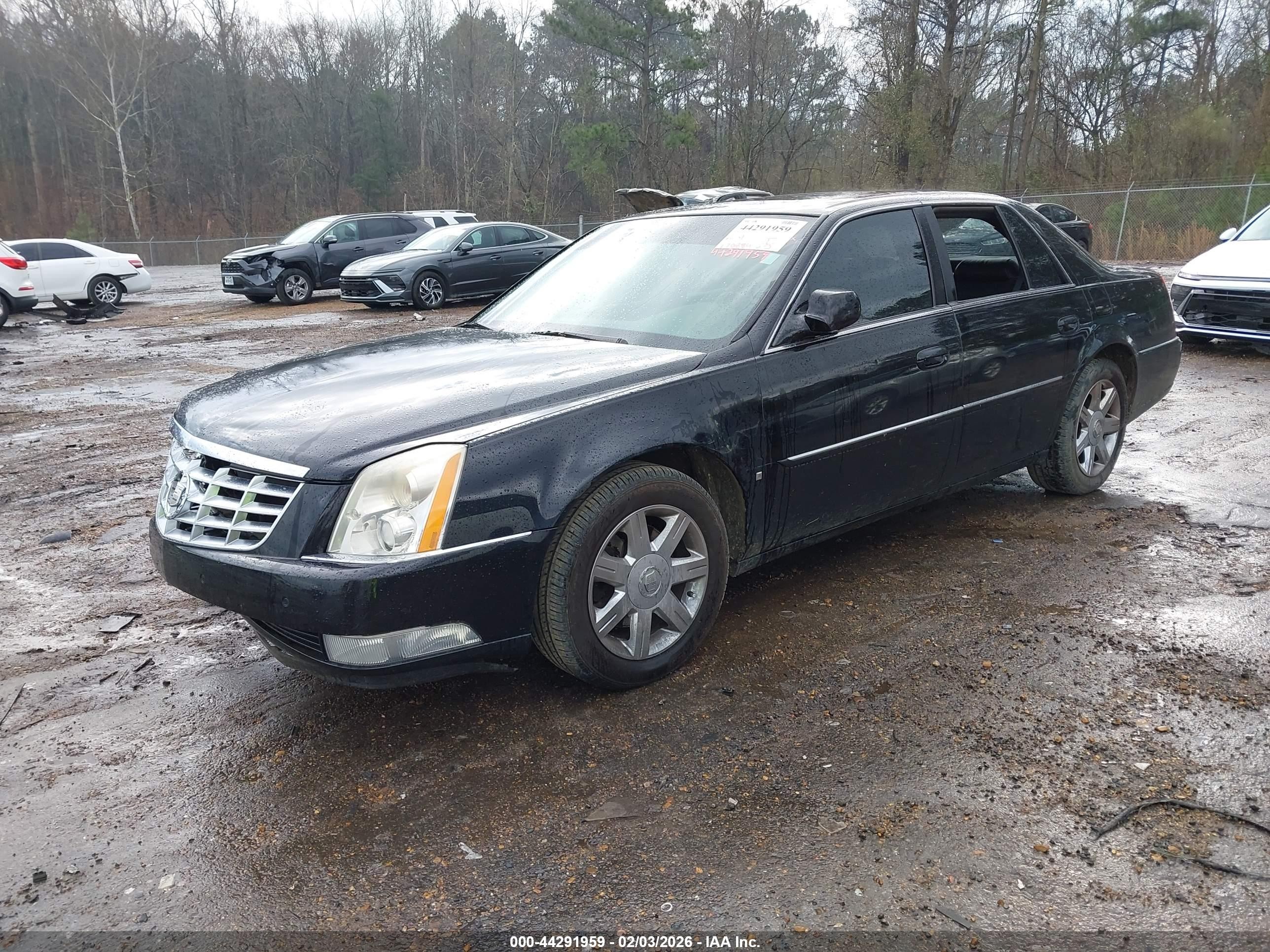 2007 Cadillac Dts Luxury I Черный vin: 1G6KD57YX7U112090