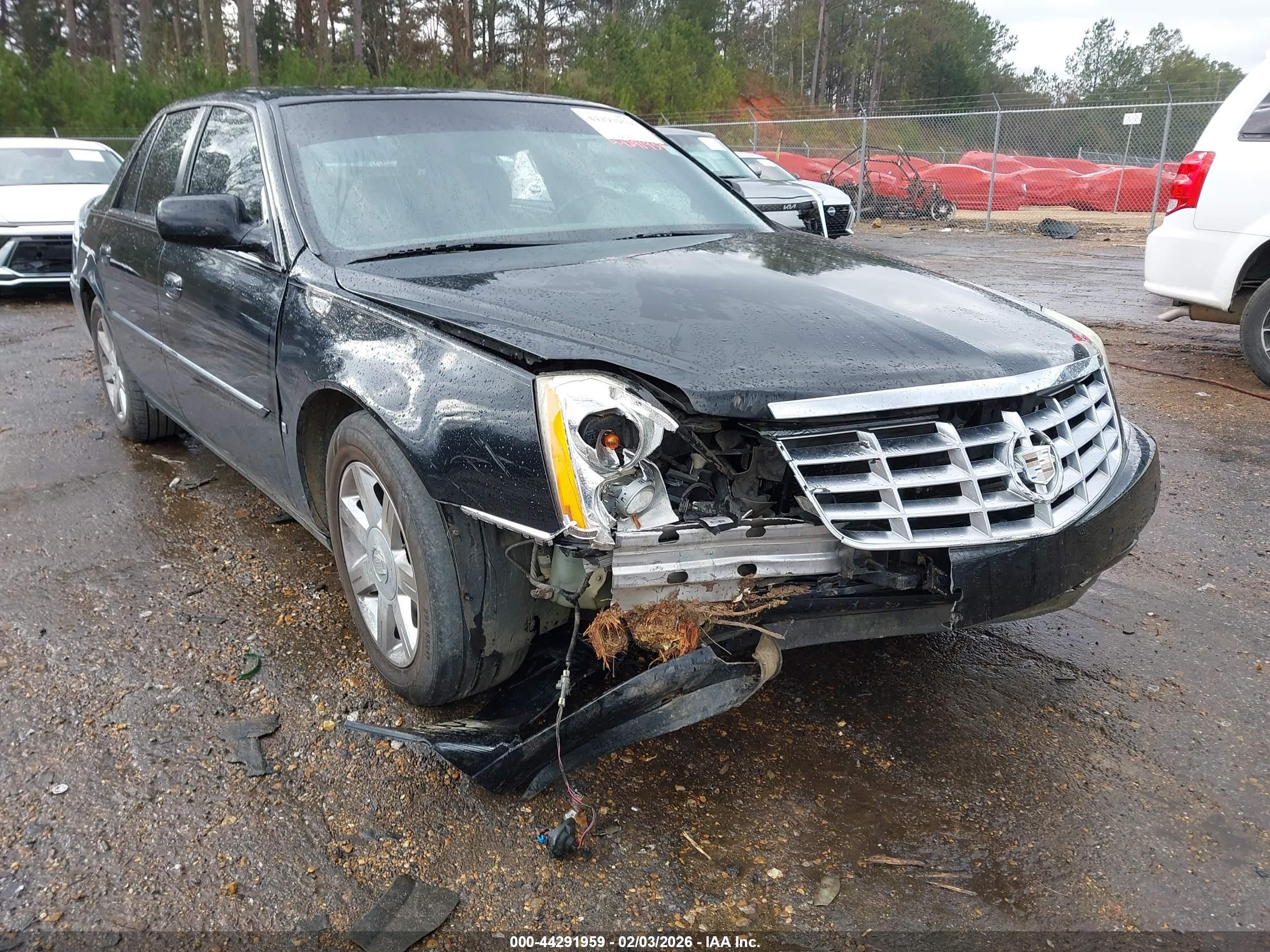 2007 Cadillac Dts Luxury I Черный vin: 1G6KD57YX7U112090