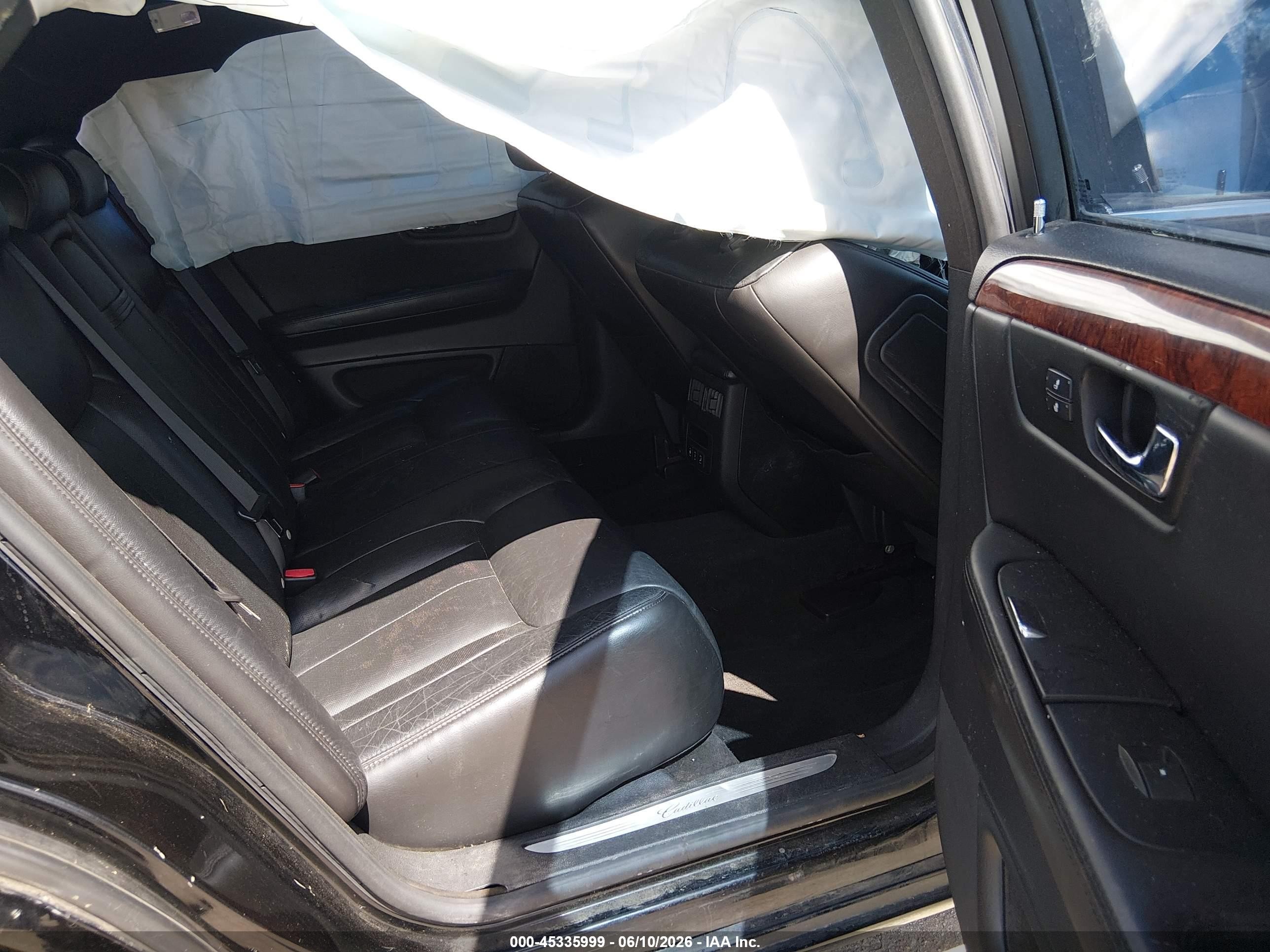 2007 Cadillac Dts Luxury I Black vin: 1G6KD57YX7U208155