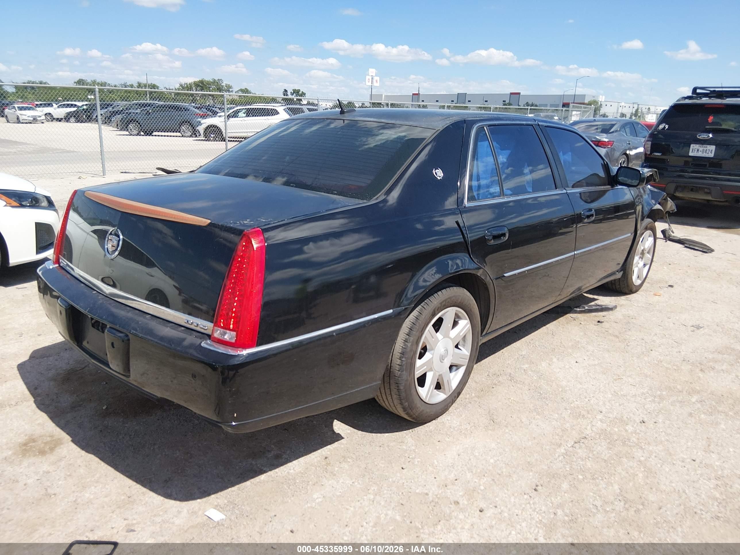 2007 Cadillac Dts Luxury I Black vin: 1G6KD57YX7U208155